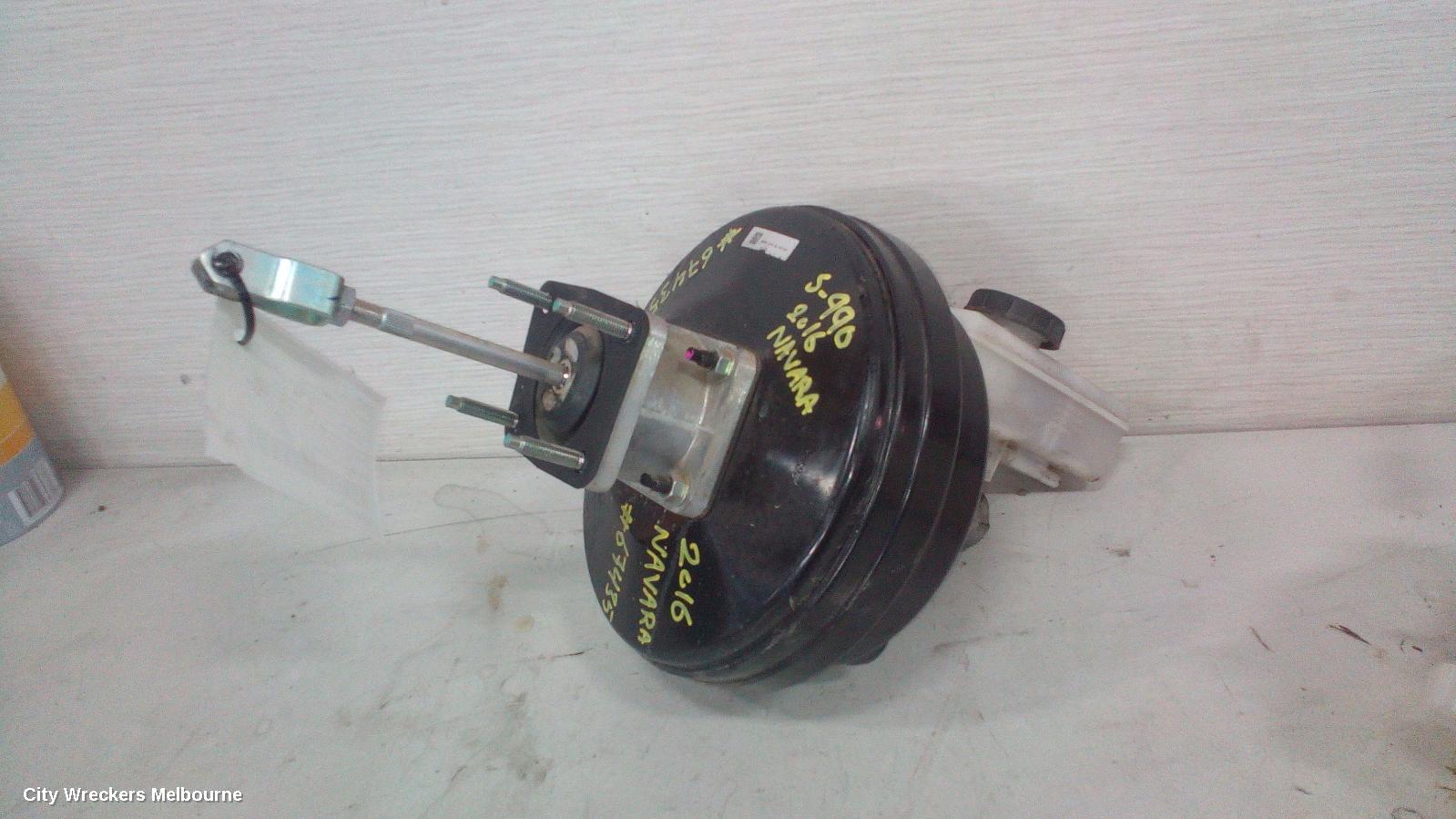 NISSAN NAVARA BRAKE BOOSTER, DIESEL, 2.3, YS23DDT, SINGLE TURBO, RX, 05/2015 ONWARDS
