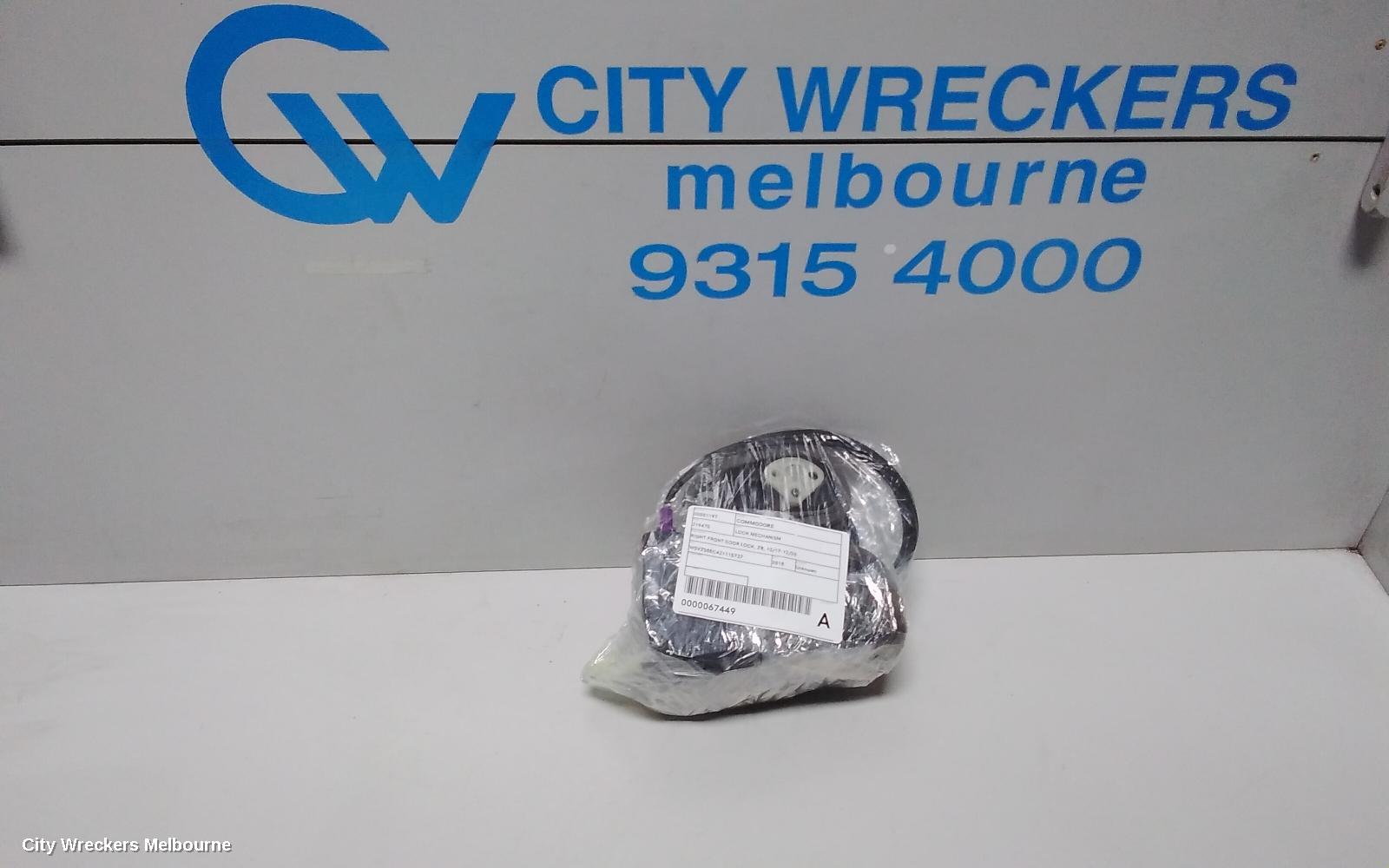 HOLDEN COMMODORE DOOR/BOOT/GATE LOCK, RIGHT FRONT DOOR LOCK, ZB, 10/2017 - 12/2020