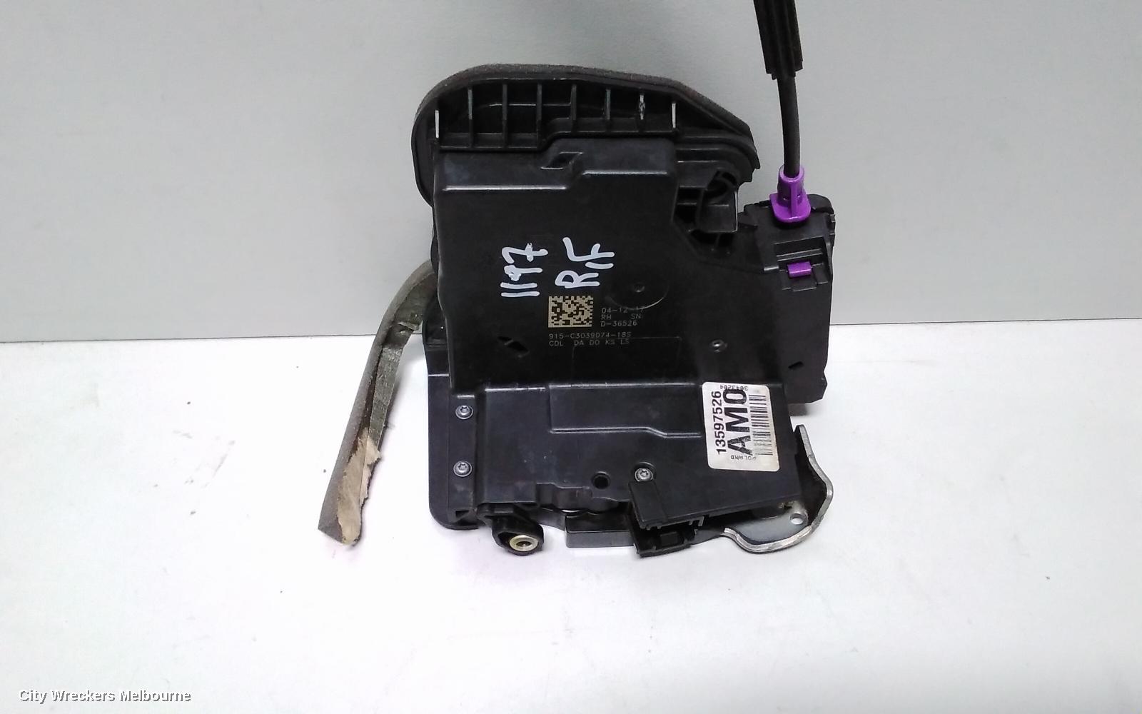HOLDEN COMMODORE DOOR/BOOT/GATE LOCK, RIGHT FRONT DOOR LOCK, ZB, 10/2017 - 12/2020