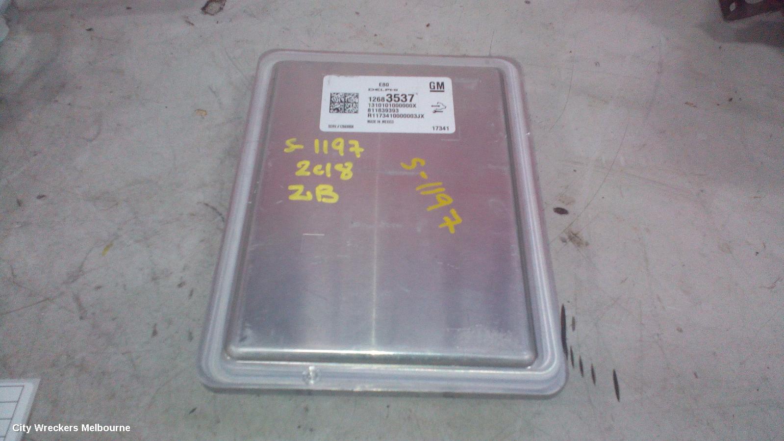 HOLDEN COMMODORE ECU, ENGINE ECU, 2.0, PETROL, B20NFT, ECU ONLY, ZB, 10/2017 - 12/2020