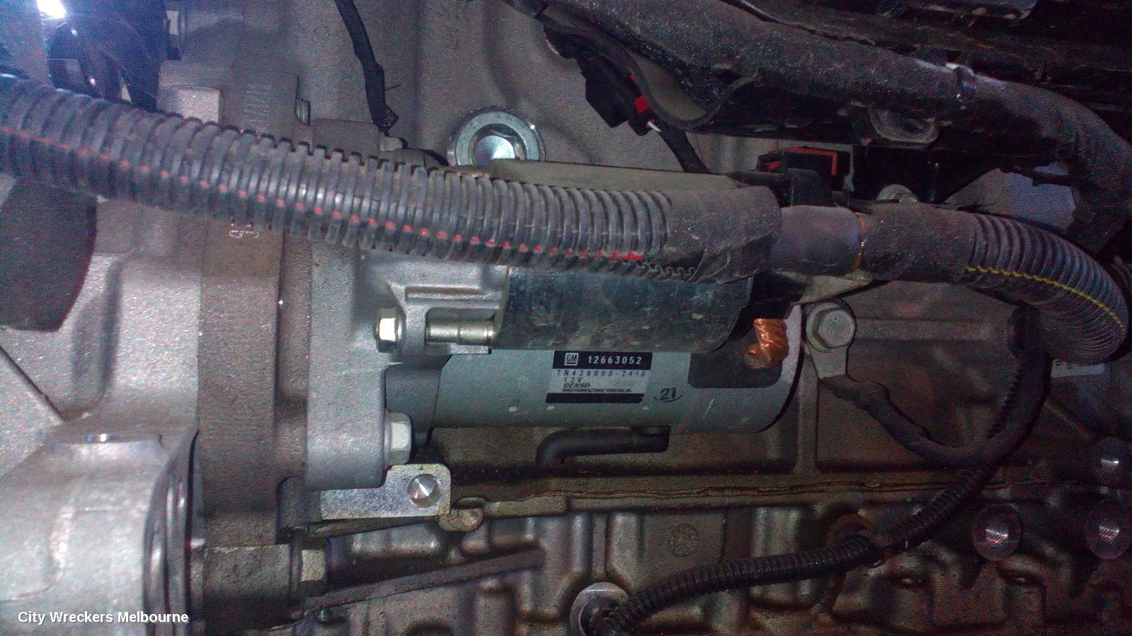 HOLDEN COMMODORE STARTER, PETROL, 2.0, TURBO, ZB, 10/2017 - 12/2020
