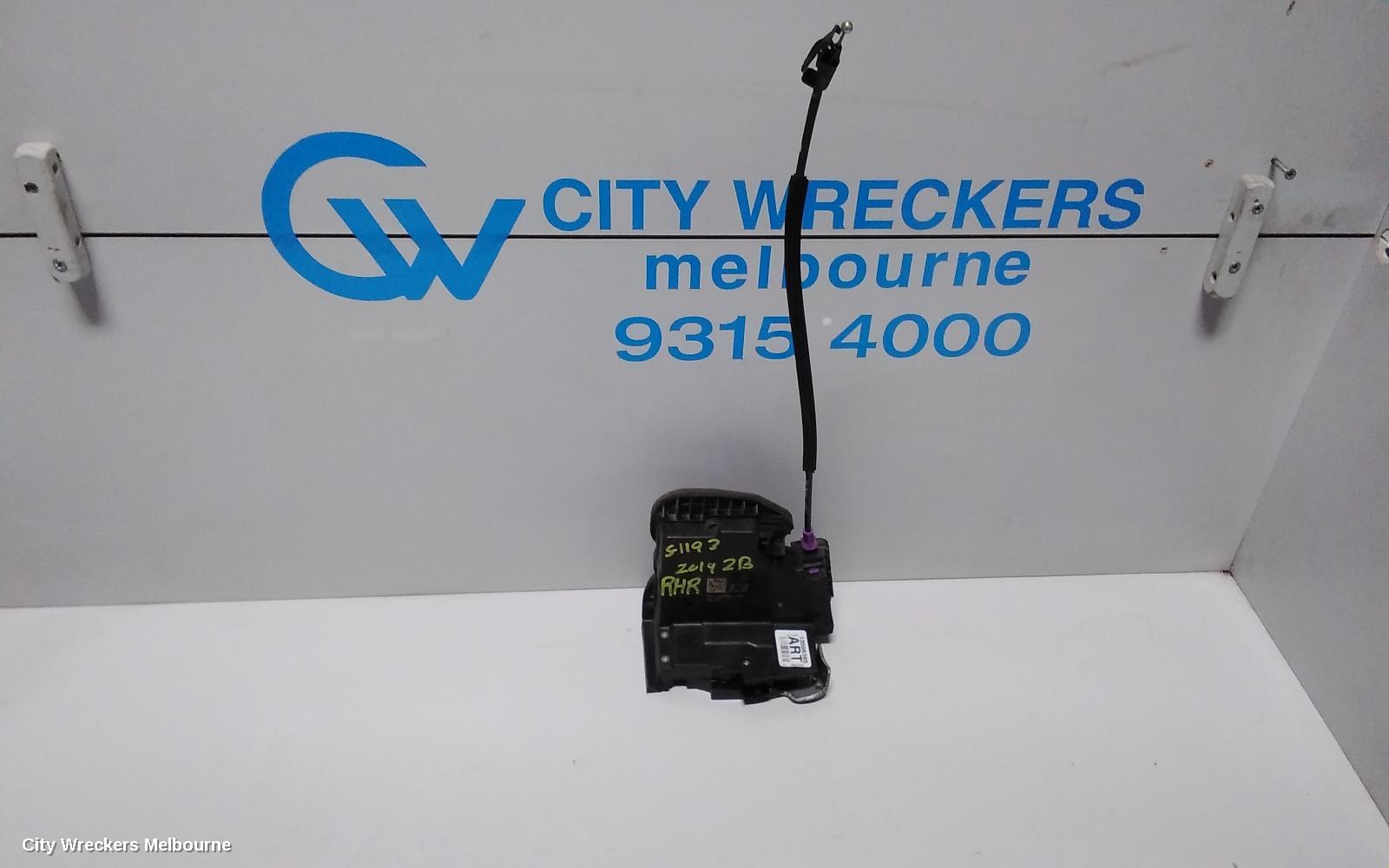 HOLDEN COMMODORE DOOR/BOOT/GATE LOCK, RIGHT REAR DOOR LOCK, ZB, 10/2017 - 12/2020