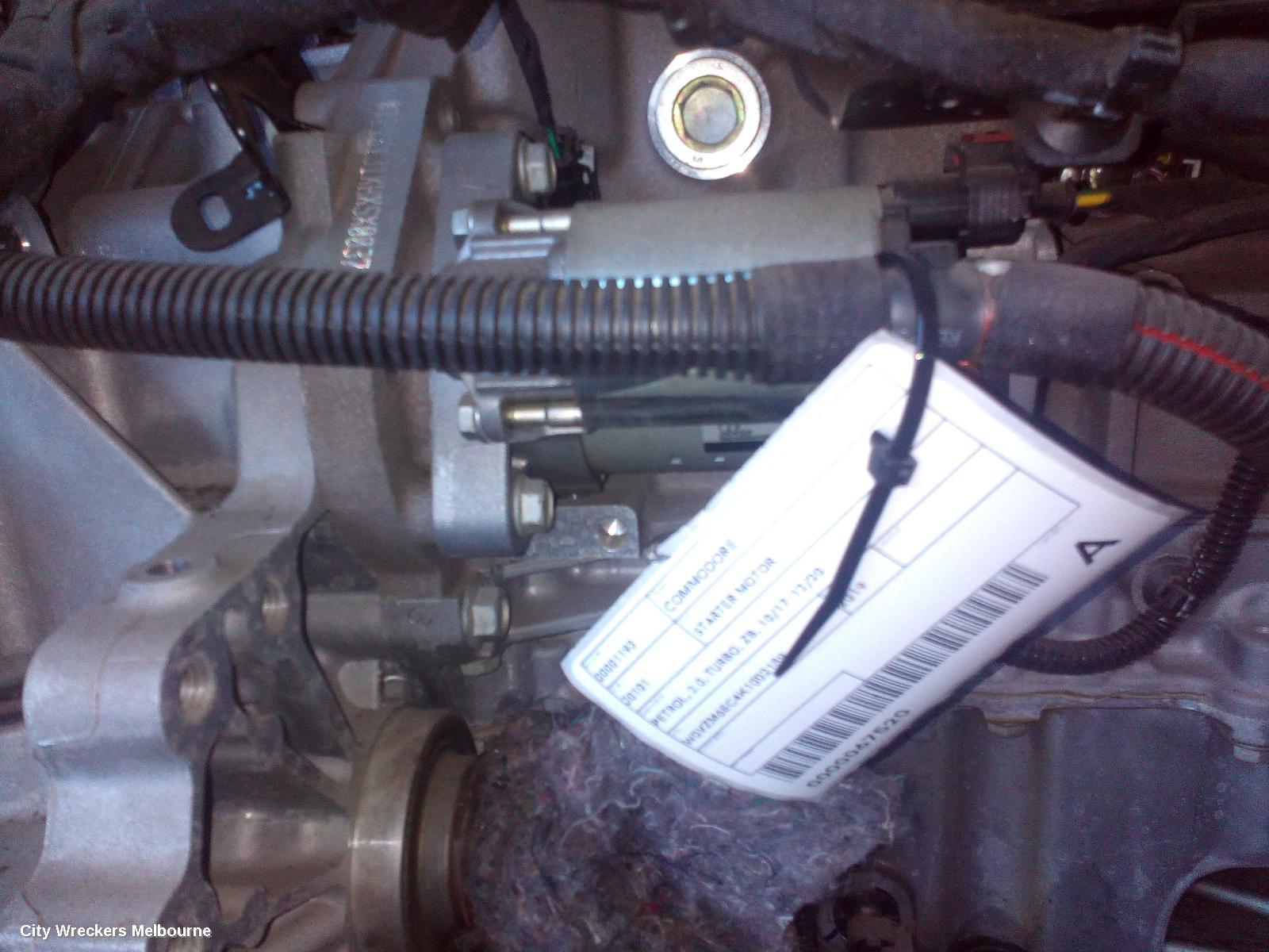 HOLDEN COMMODORE STARTER, PETROL, 2.0, TURBO, ZB, 10/2017 - 12/2020