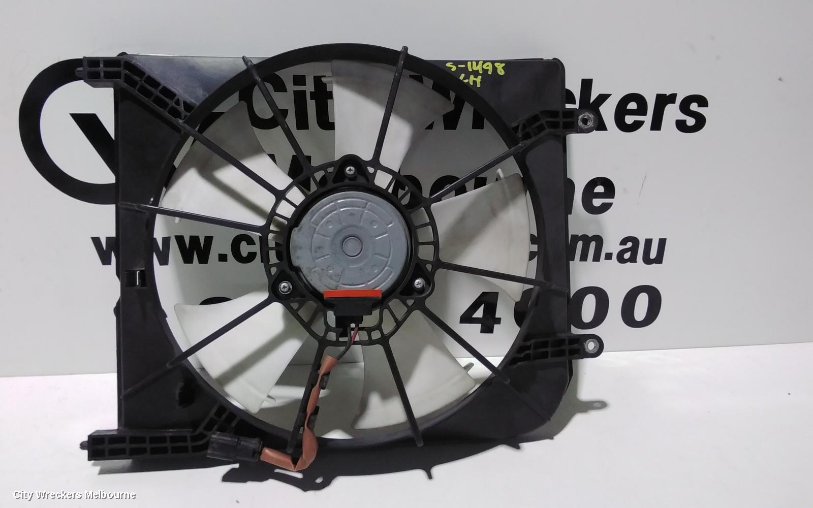 HONDA ODYSSEY FAN, RADIATOR FAN, RB, 04/2009 - 12/2013