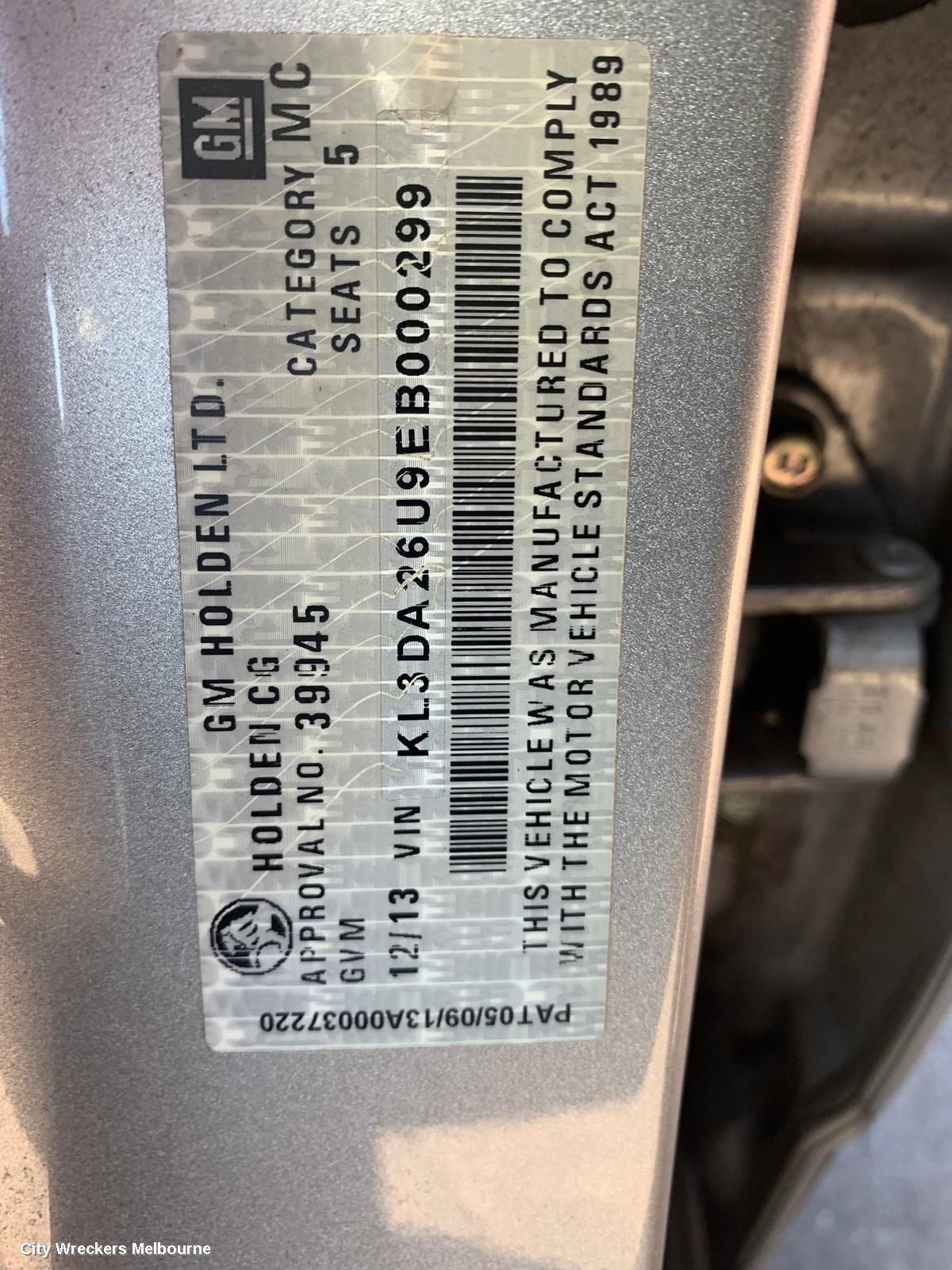 HOLDEN CAPTIVA LEFT FRONT HUB ASSEMBLY, CG, 01/2011 - 06/2018
