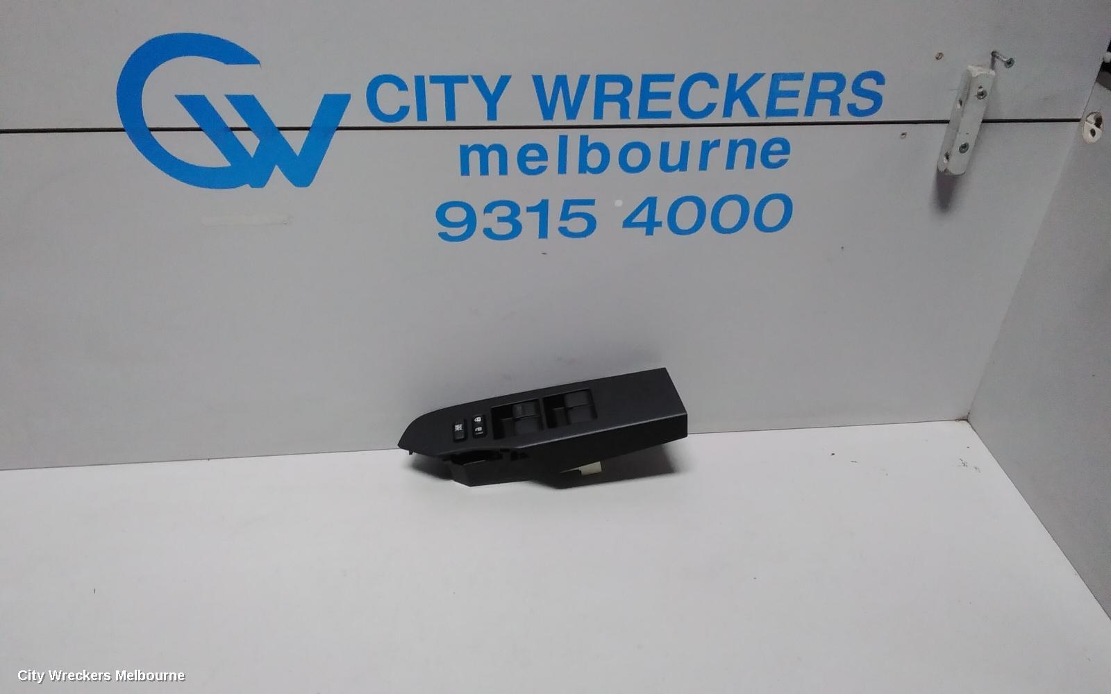TOYOTA COROLLA PWR DR WIND SWITCH, RH FRONT (MASTER SWITCH), ZRE182R, HATCH, STANDARD, 03/2015 - 06/2018