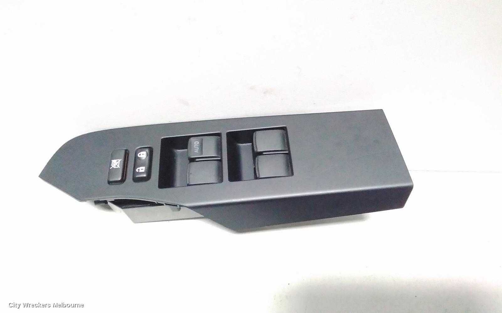 TOYOTA COROLLA PWR DR WIND SWITCH, RH FRONT (MASTER SWITCH), ZRE182R, HATCH, STANDARD, 03/2015 - 06/2018