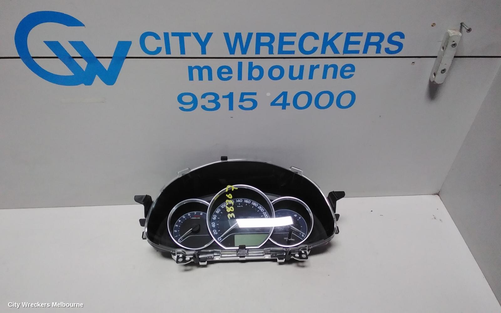 TOYOTA COROLLA INSTRUMENT CLUSTER, 1.8, 2ZR-FE, AUTO T/M, ASCENT/ASCENT SPORT, ZRE182R, HATCH, 06/2015 - 06/2018
