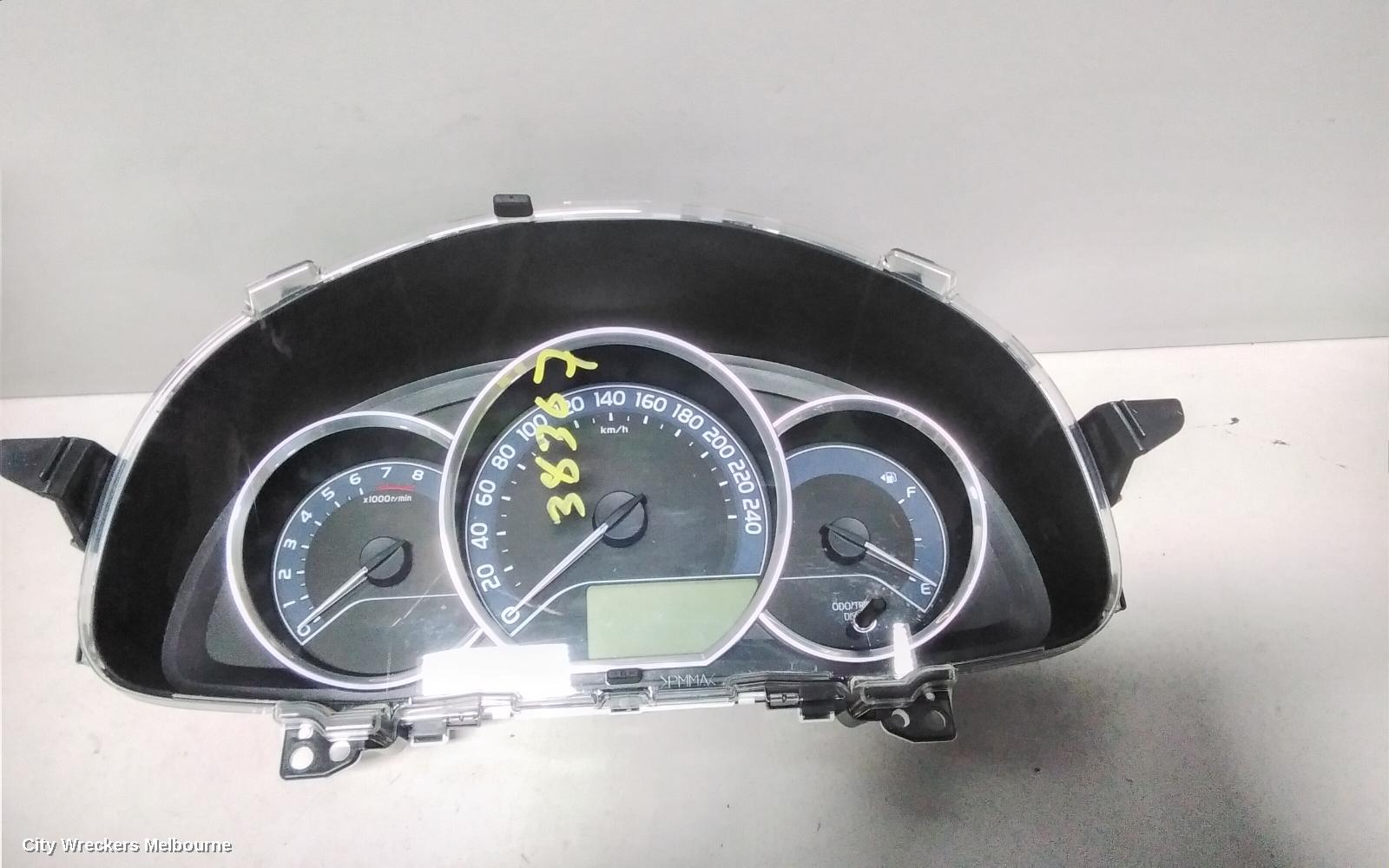 TOYOTA COROLLA INSTRUMENT CLUSTER, 1.8, 2ZR-FE, AUTO T/M, ASCENT/ASCENT SPORT, ZRE182R, HATCH, 06/2015 - 06/2018