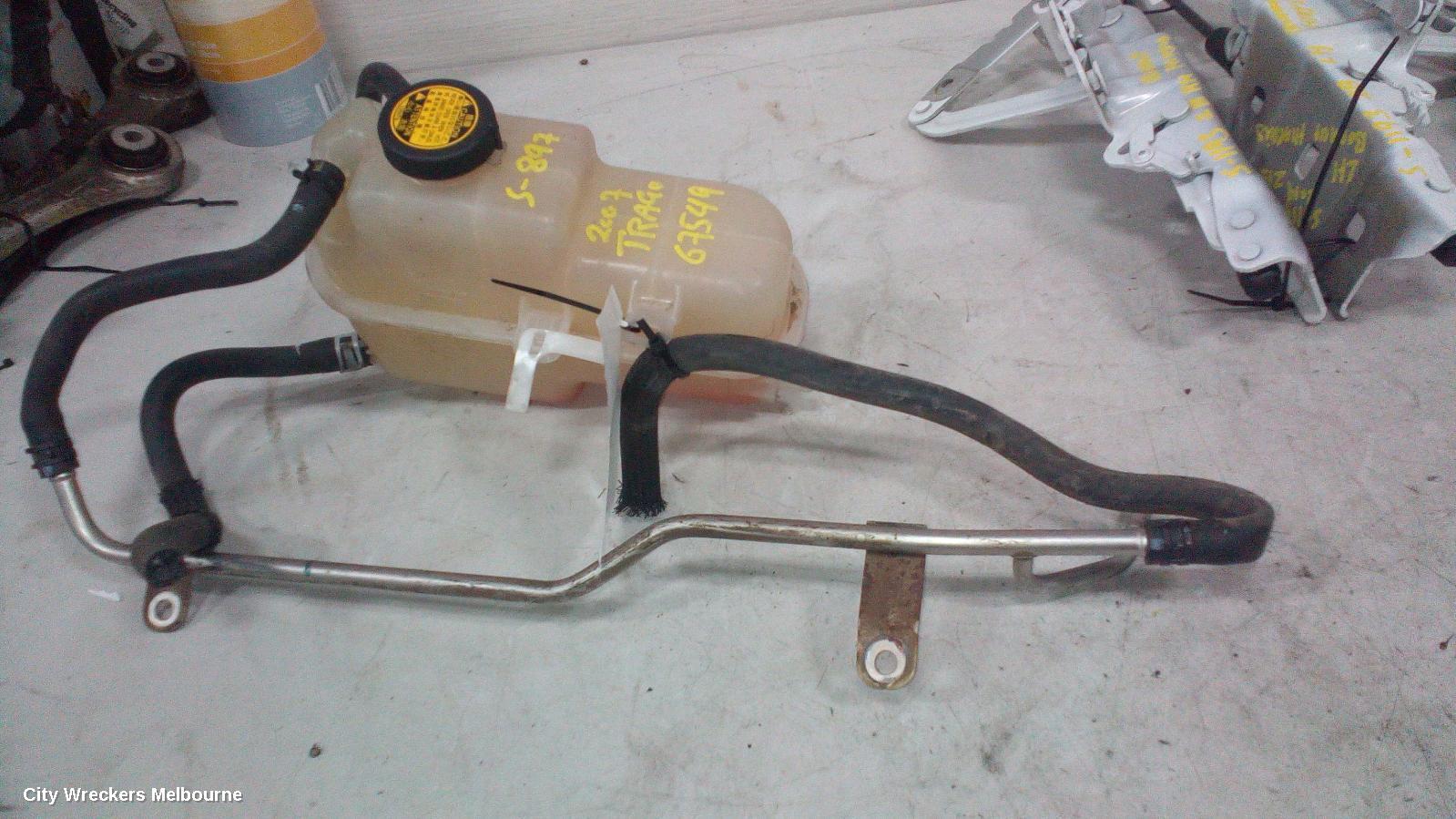TOYOTA TARAGO OVERFLOW BOTTLE, ACR50R, 03/2006 - 06/2020