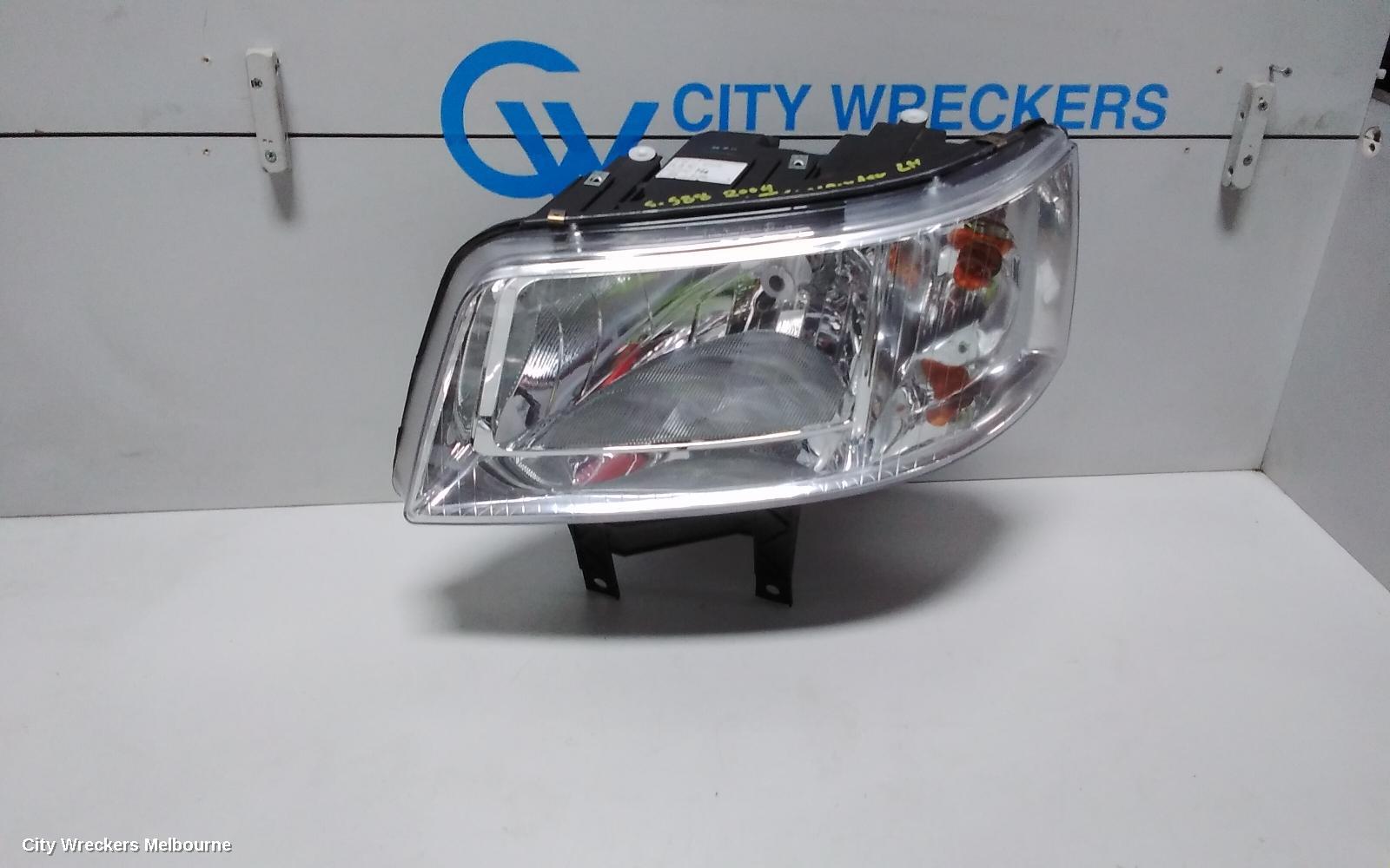 VOLKSWAGEN TRANSPORTER LEFT HEADLAMP, T5, TRANSPORTER/KOMBI, 08/2004 - 10/2010