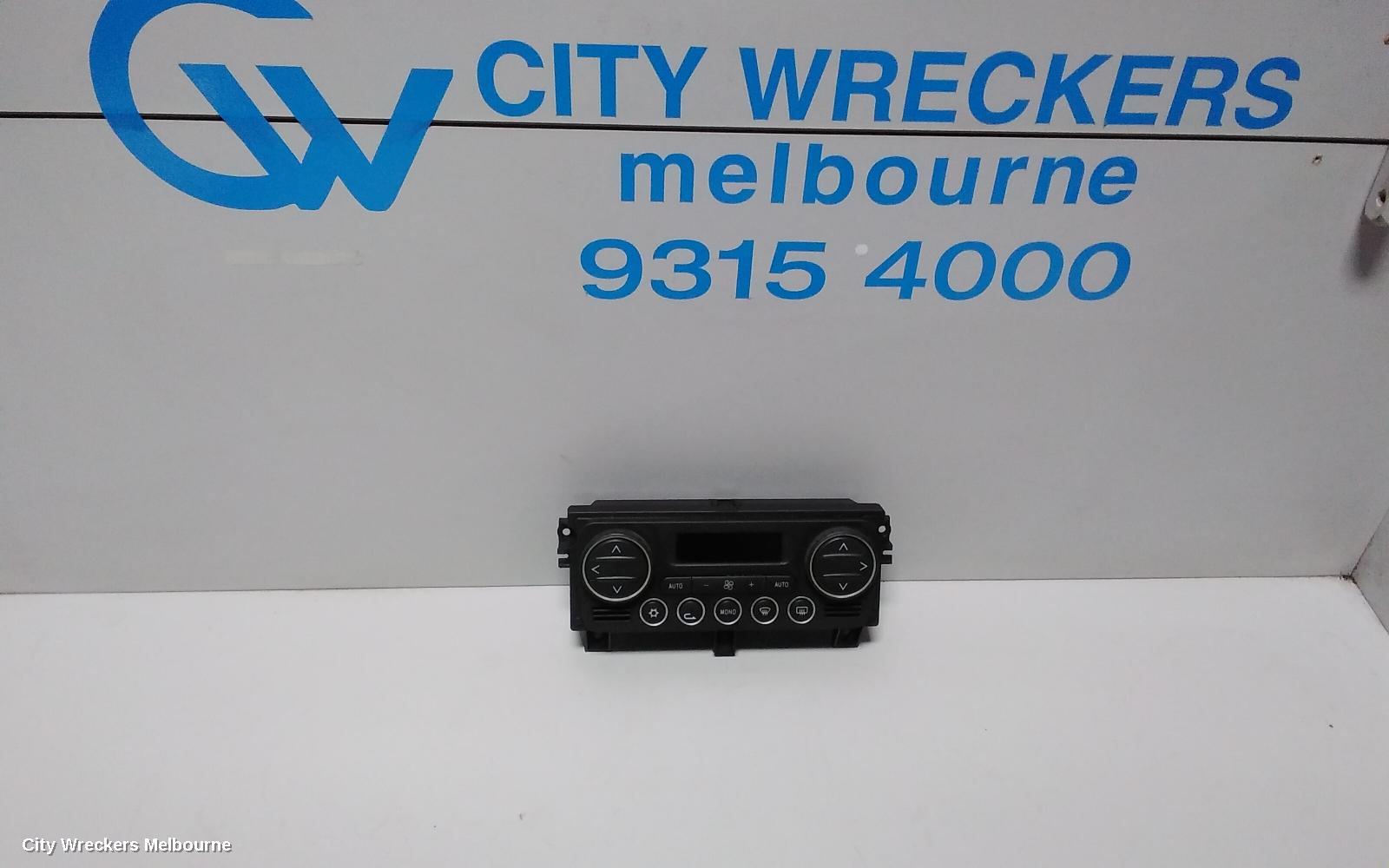 ALFA ROMEO 159 HEATER/AC CONTROLS, W/O RED AND BLUE ARROW NEAR DIALS, 06/2006 - 12/2011