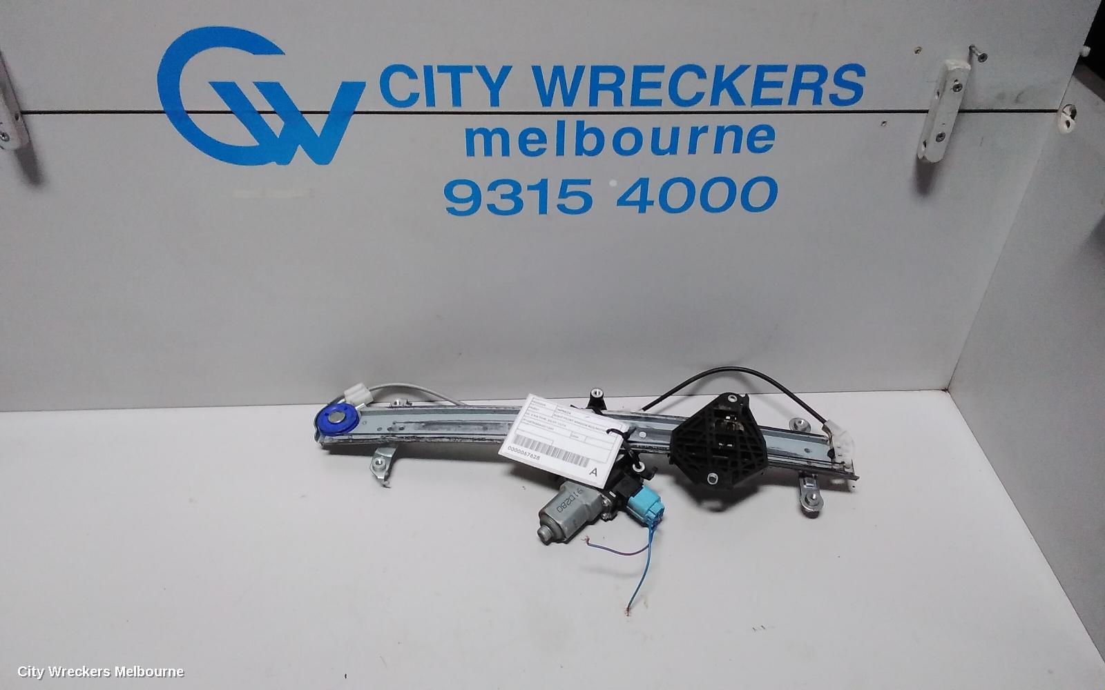 SUBARU IMPREZA RIGHT FRONT WINDOW REG/MOTOR, G3, 2 PIN TYPE, 04/2007 - 12/2013