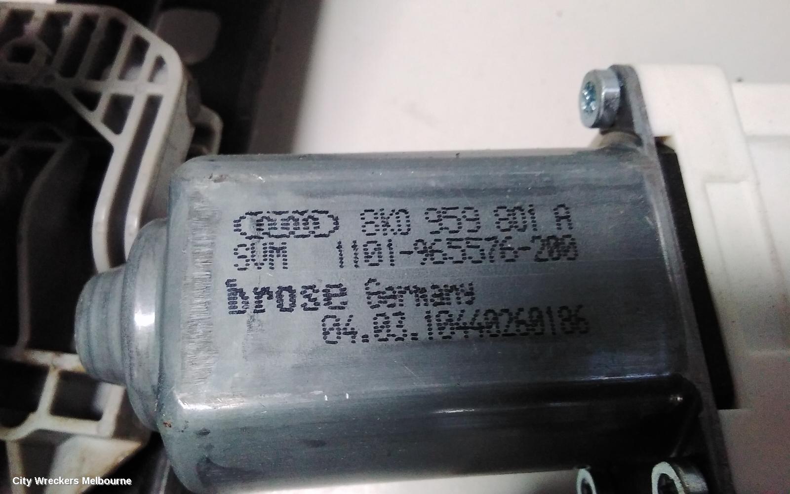 AUDI Q7 LEFT REAR WND REG/MOTOR, 4L, 09/2006 - 08/2015
