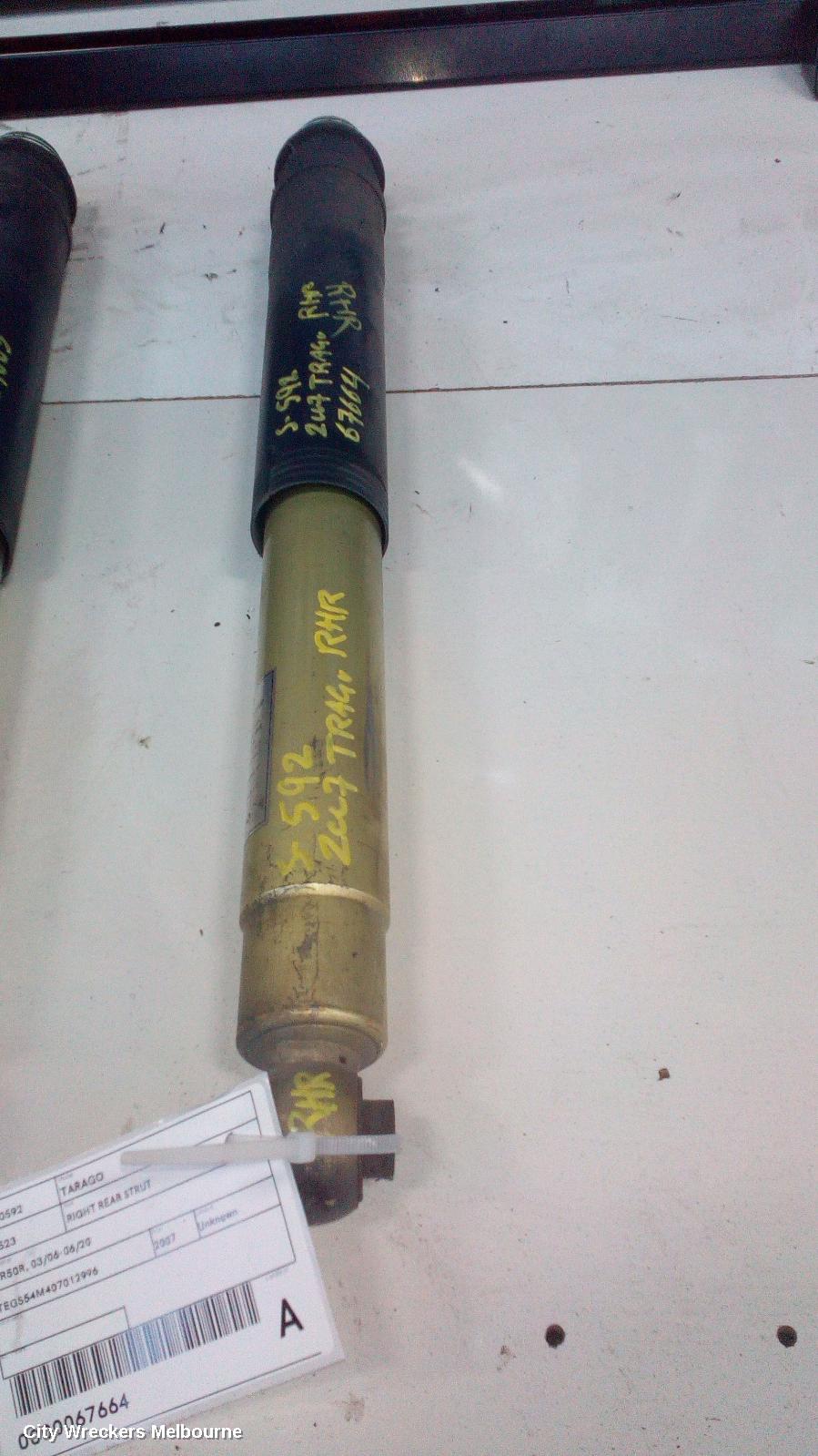 TOYOTA TARAGO RIGHT REAR STRUT, ACR50R, 03/2006 - 06/2020