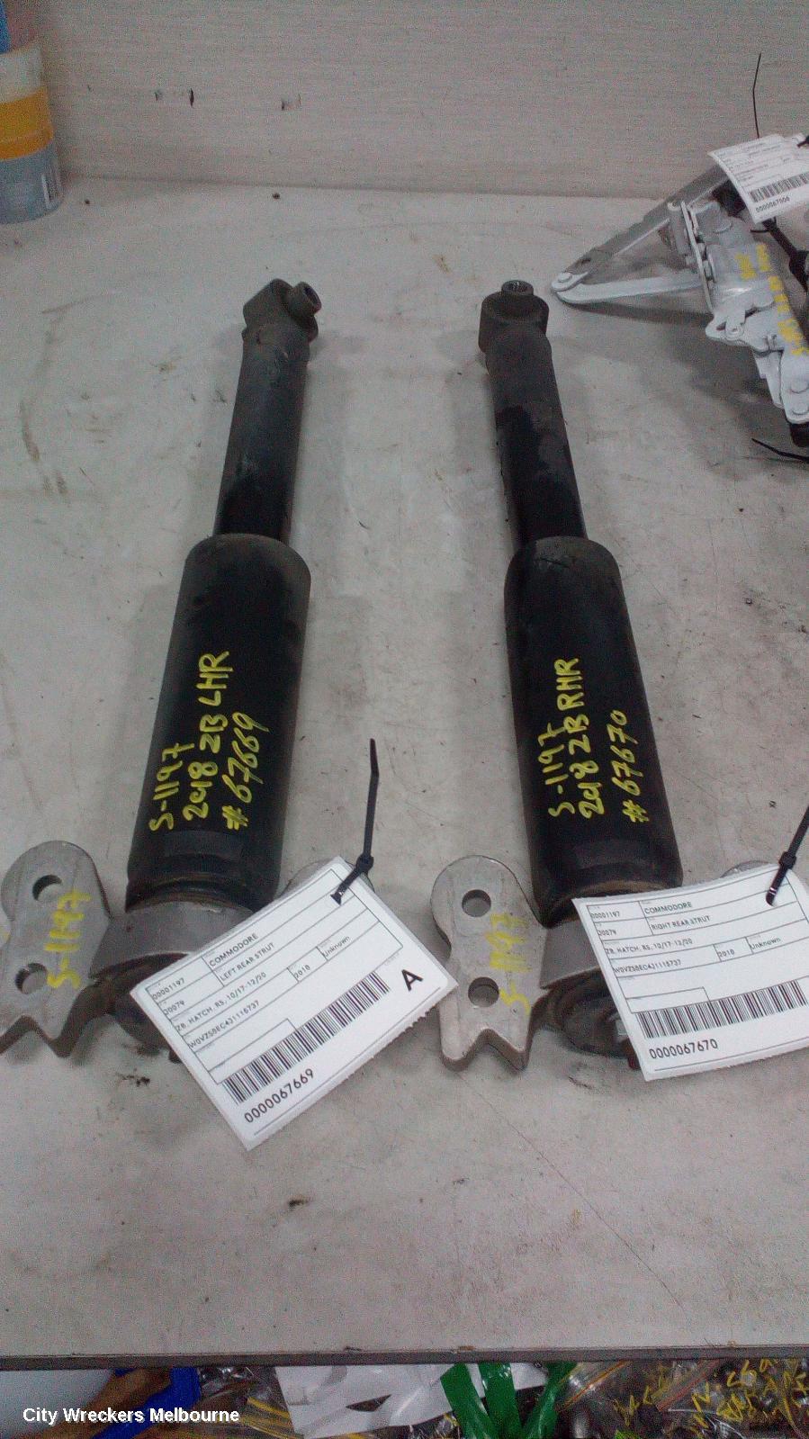 HOLDEN COMMODORE RIGHT REAR STRUT, ZB, HATCH, RS, 10/2017 - 12/2020