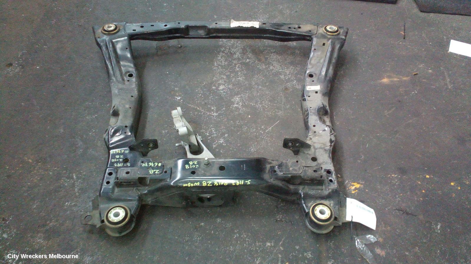 HOLDEN COMMODORE FRT XMEMBER/CRADLE, PETROL, 2.0, FWD, ZB, 10/2017 - 12/2020