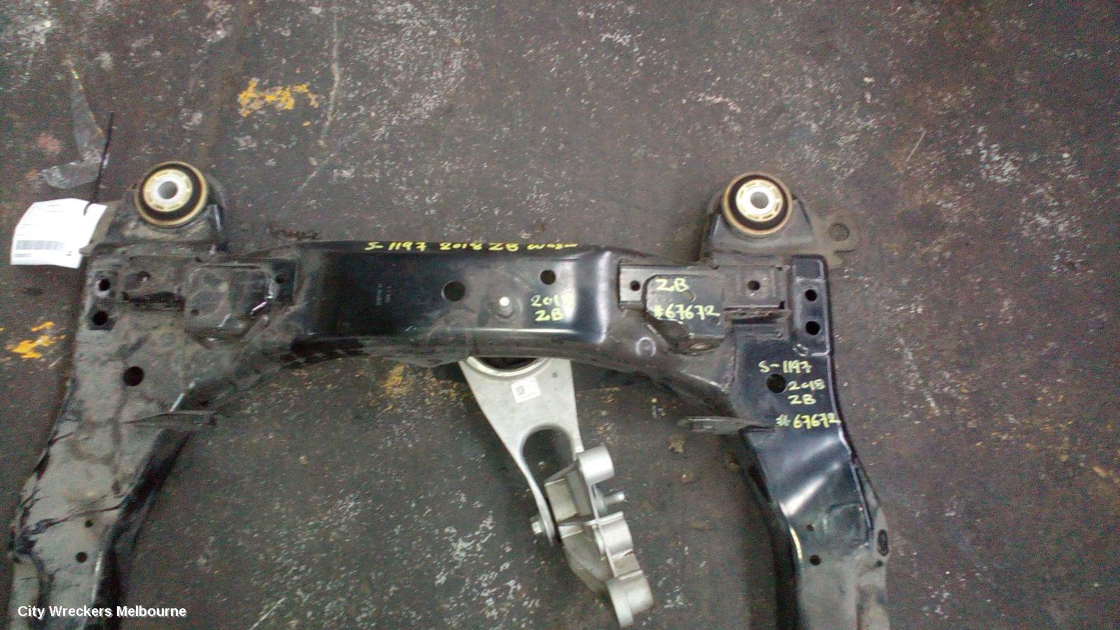 HOLDEN COMMODORE FRT XMEMBER/CRADLE, PETROL, 2.0, FWD, ZB, 10/2017 - 12/2020