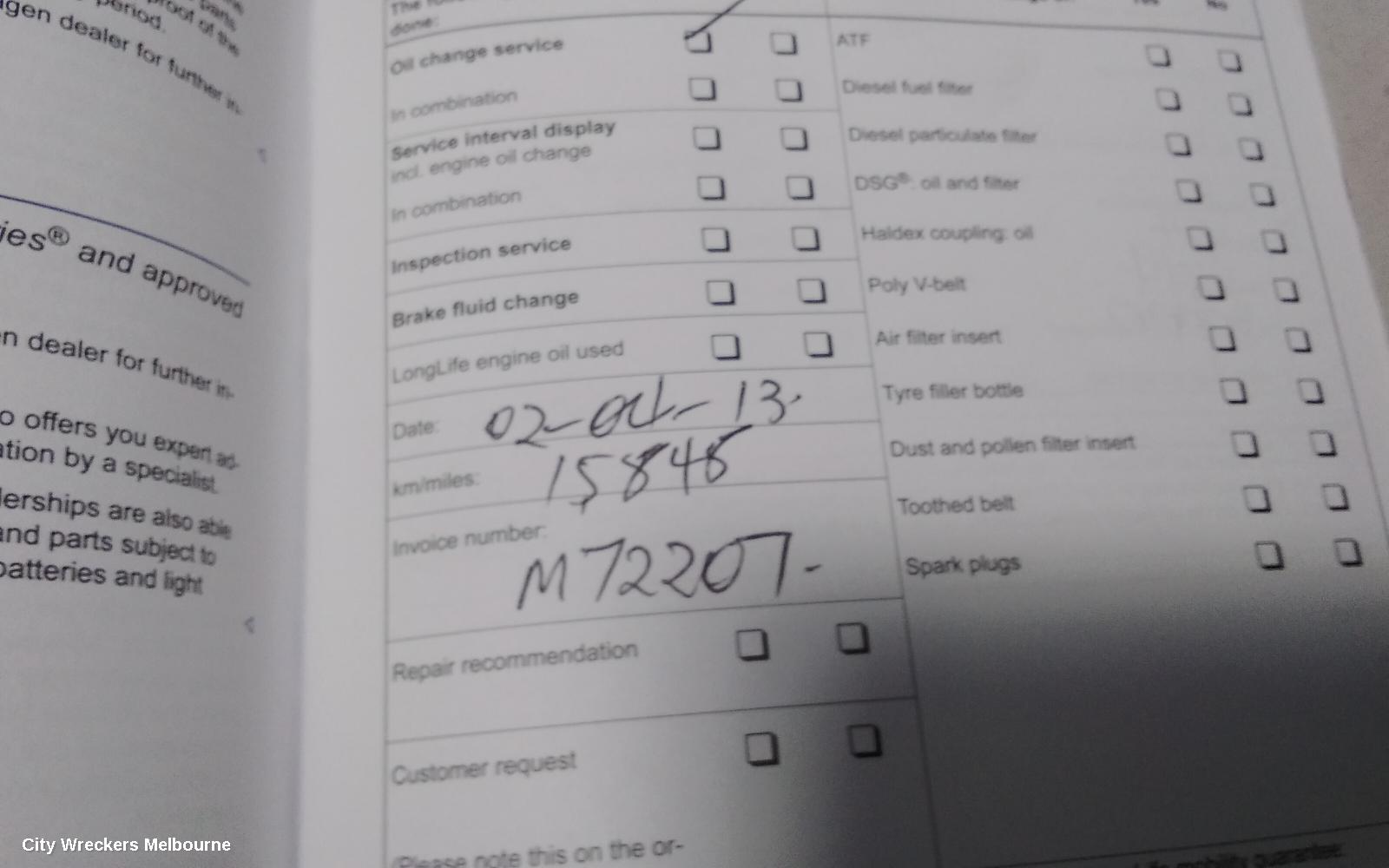 VOLKSWAGEN JETTA OWNERS HANDBOOK, 1B, PETROL, 02/2011 - 12/2017