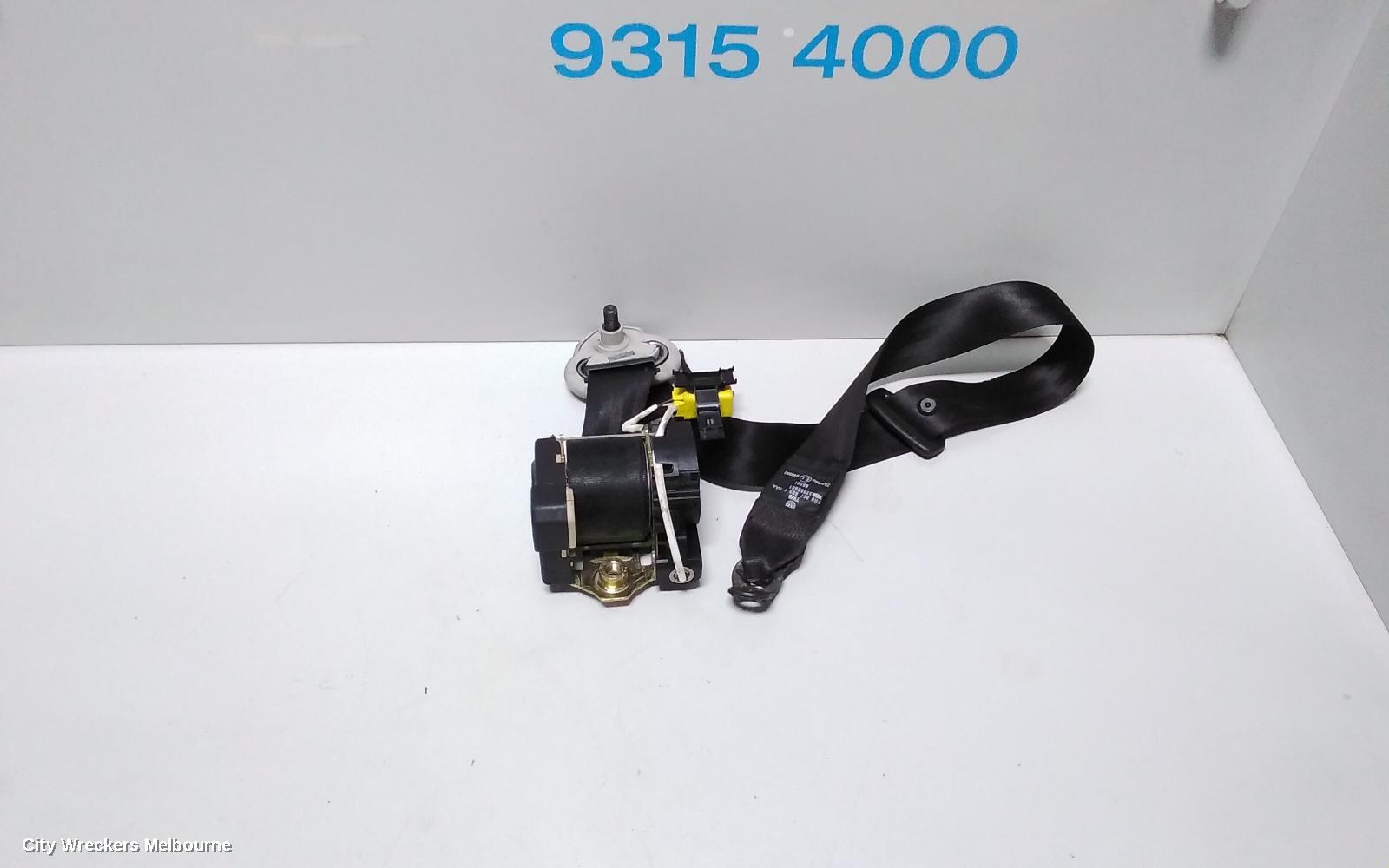 VOLKSWAGEN TRANSPORTER SEATBELT/STALK, LH FRONT, SEAT BELT ONLY, T5, 08/2004 - 02/2010