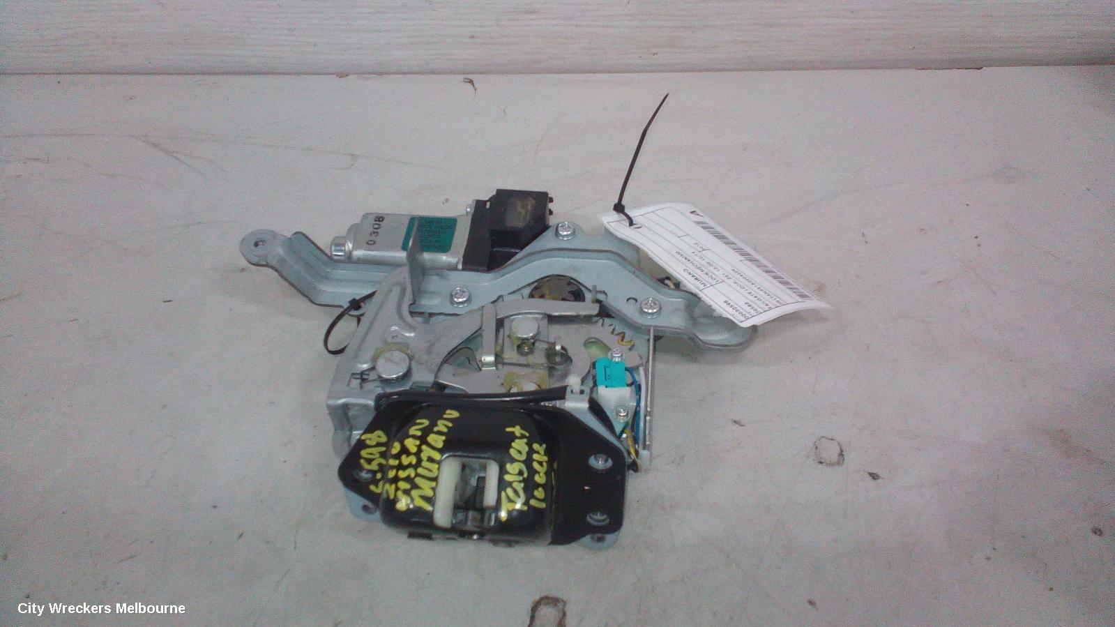 NISSAN MURANO DOOR/BOOT/GATE LOCK, TAILGATE LOCK, POWER LIFT GATE TYPE,  Z51, 12/2008 - 12/2014