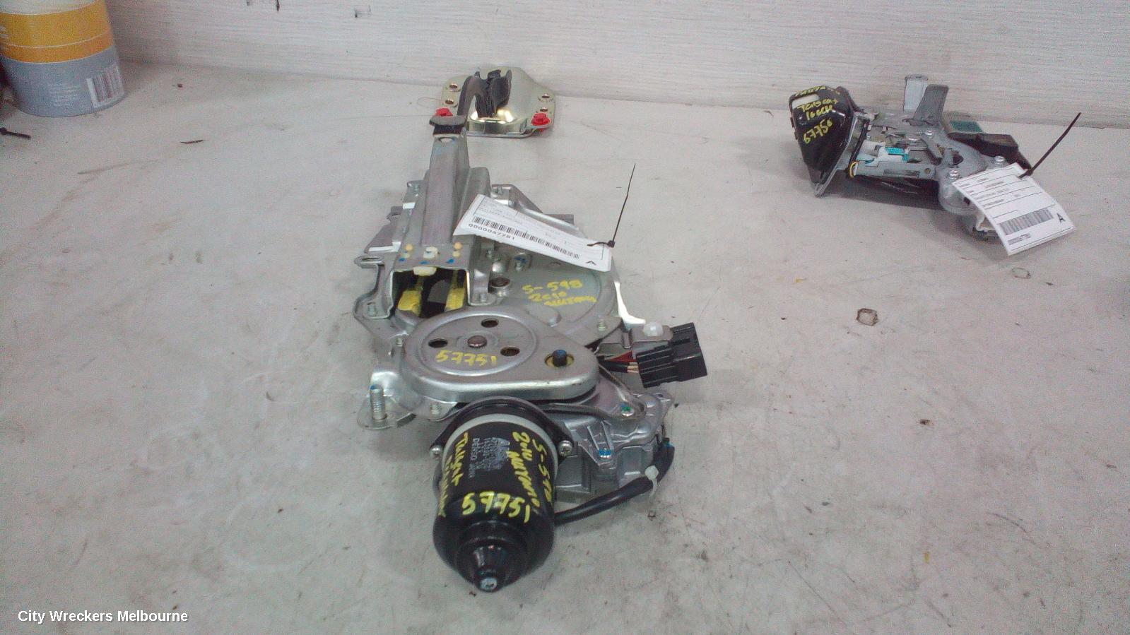 NISSAN MURANO TAILGATE REGULATOR, Z51, 12/2008 - 12/2014