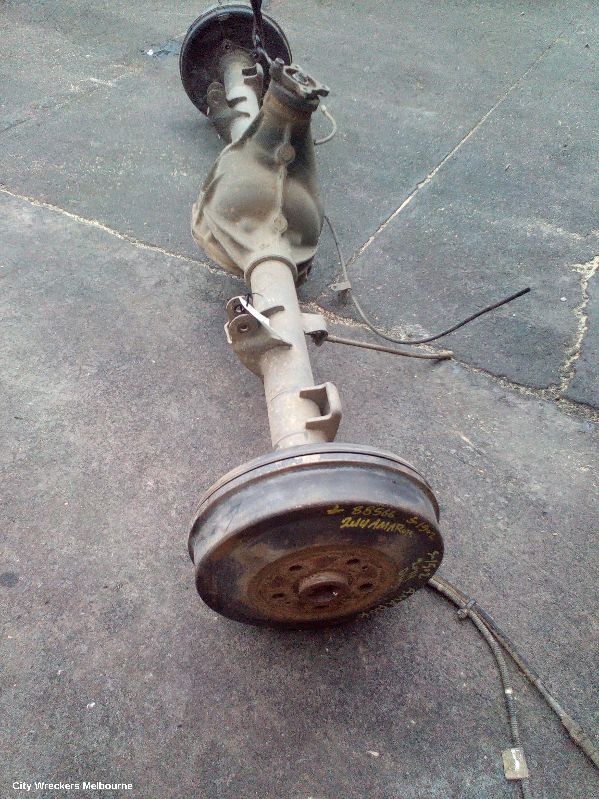 VOLKSWAGEN AMAROK REAR DIFF ASSEMBLY, 2H, SALISBURY TYPE, MANUAL T/M, AWD/RWD, 4.1 RATIO, NON FACTORY LOCKER TYPE, 12/2010 ONWARDS