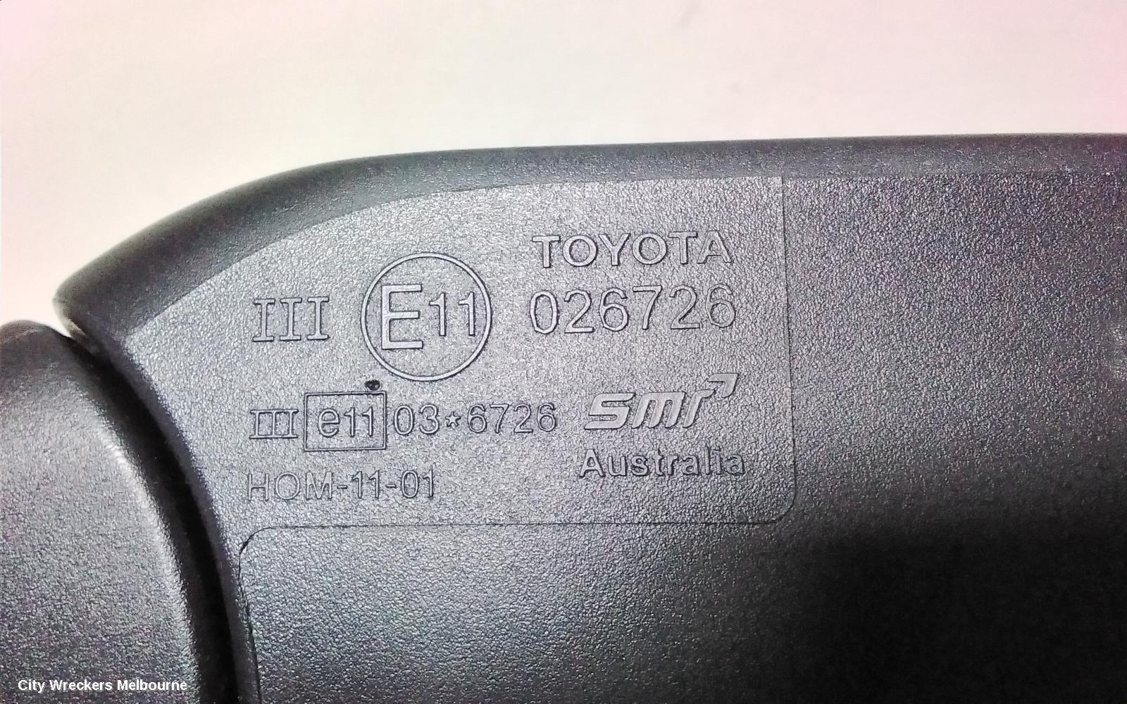 TOYOTA CAMRY RIGHT DOOR MIRROR, ASV50/AVV50, ATARA SL/HYBRID, W/ AUTO DIPPING TYPE, 05/2015 - 10/2017