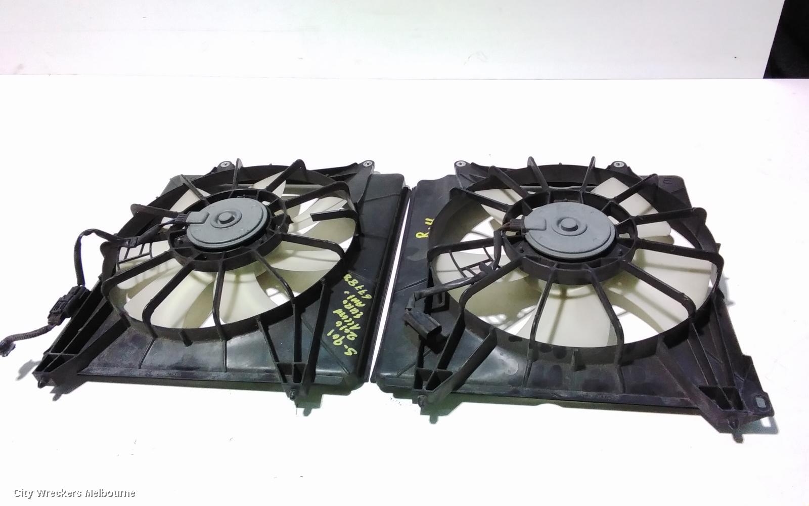 HONDA ACCORD FAN, RADIATOR FAN, 2.4, 8TH GEN, EURO (VIN JHMCU), 06/2008 - 12/2015
