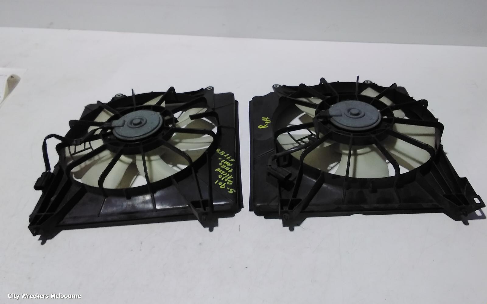 HONDA ACCORD FAN, RADIATOR FAN, 2.4, 8TH GEN, EURO (VIN JHMCU), 06/2008 - 12/2015