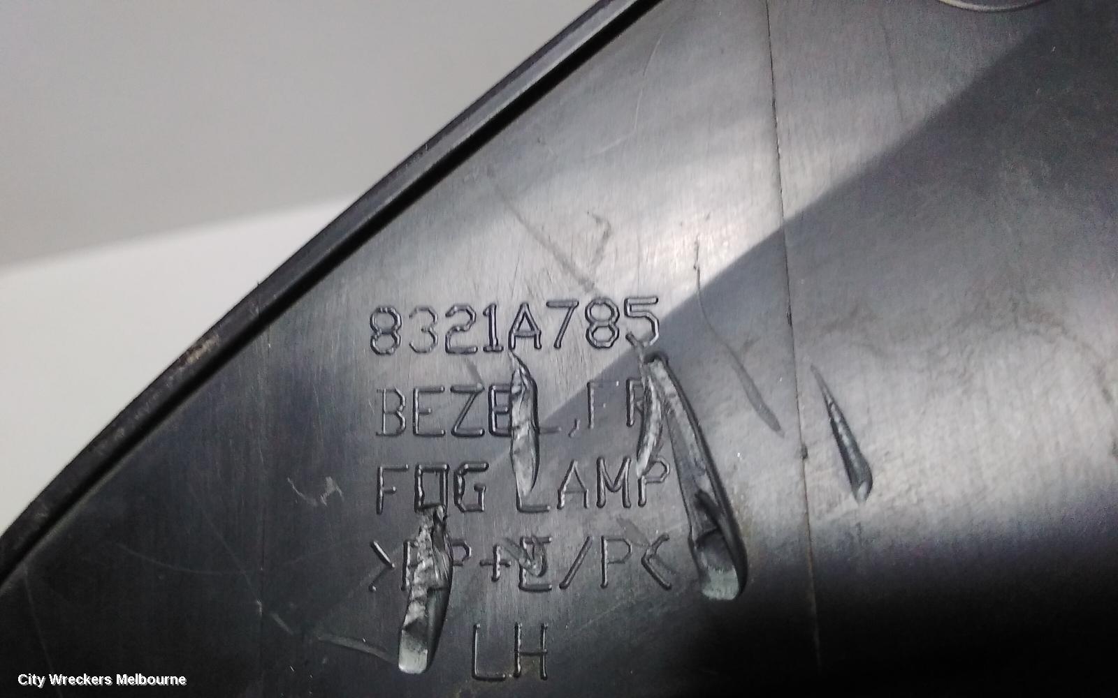 MITSUBISHI ASX LEFT INDICATOR/FOG/SIDE, BUMPER FOGLAMP, XC-XE, 07/2017 - 07/2019