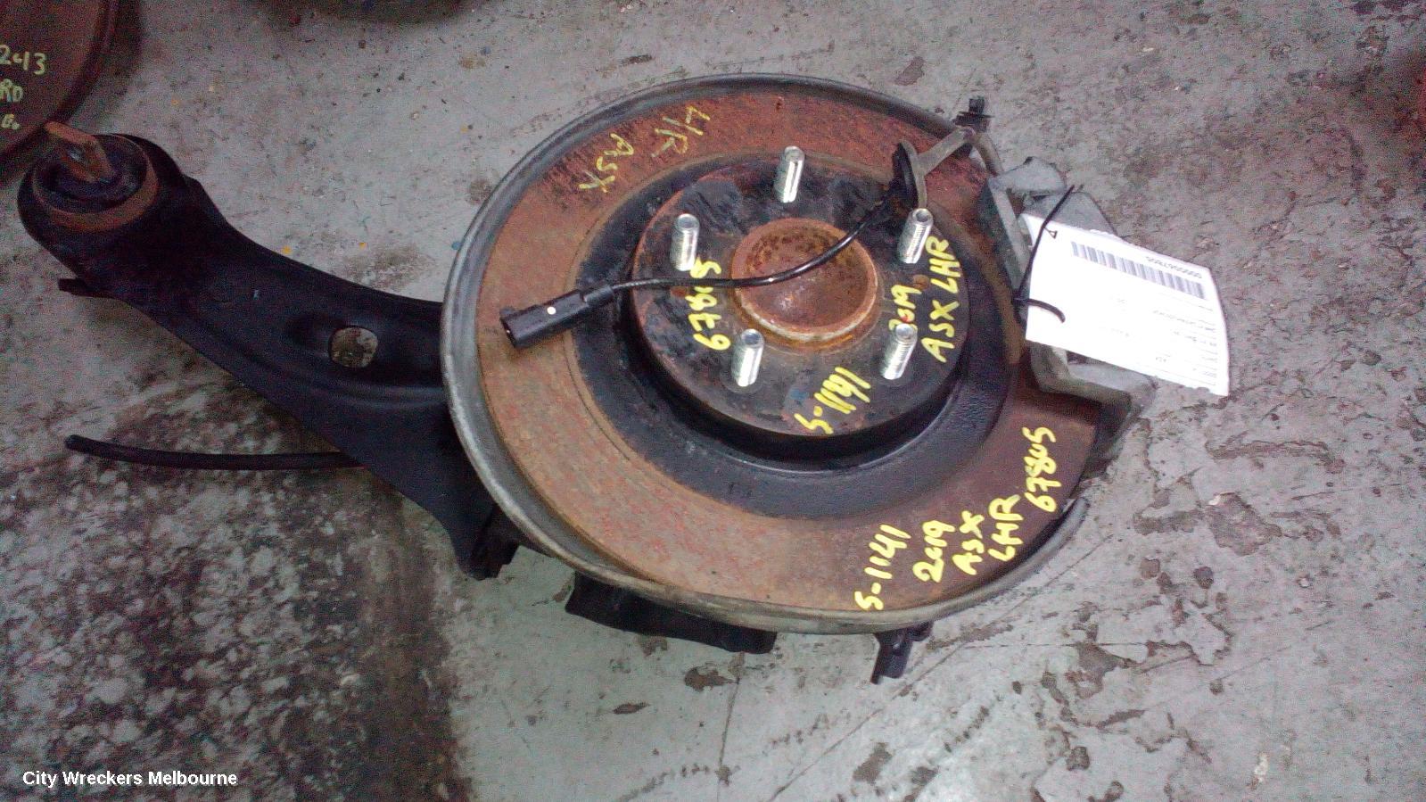 MITSUBISHI ASX LEFT REAR HUB ASSEMBLY, XB-XC, 2WD, 09/2012 ONWARDS