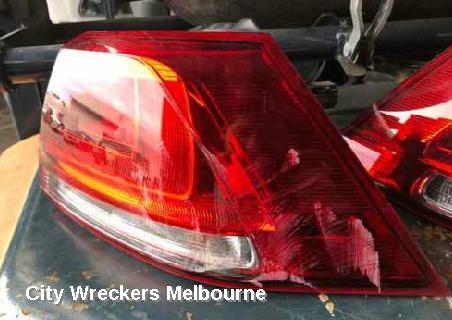 VOLKSWAGEN GOLF RIGHT TAILLIGHT, GEN 7, HATCH, STANDARD, TRENDLINE/COMFORTLINE, NON LED TYPE, NON TINTED TYPE, 03/2013 - 03/2017