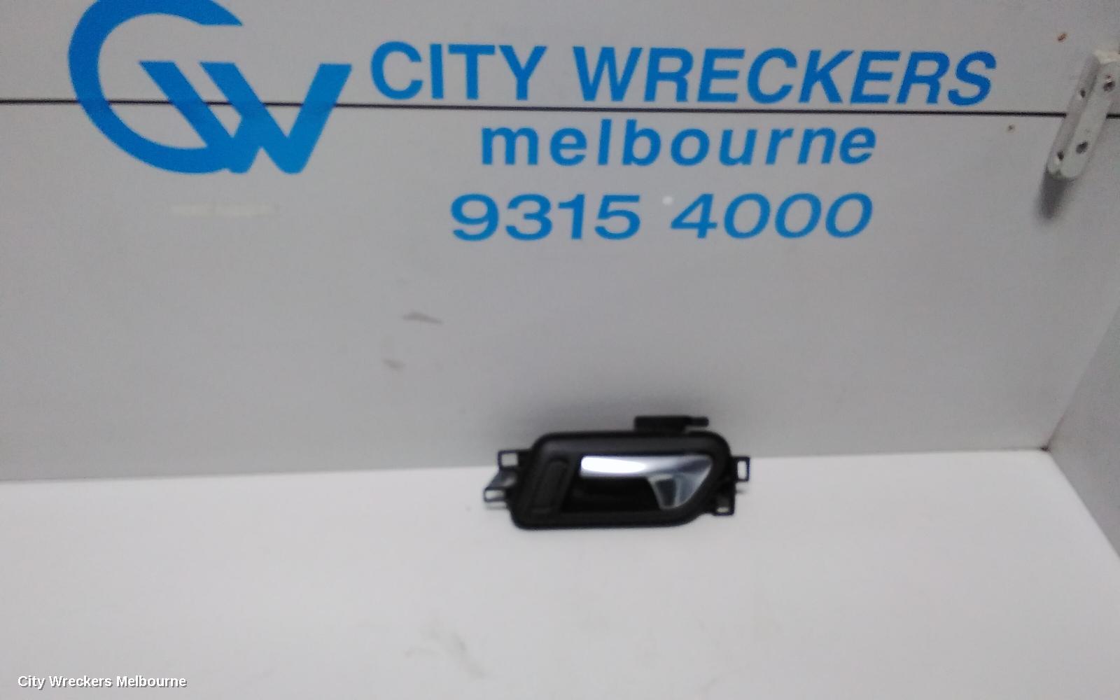 VOLKSWAGEN AMAROK DOOR HANDLE, INNER, LH FRONT, BLACK, 2H, 12/2010 ONWARDS
