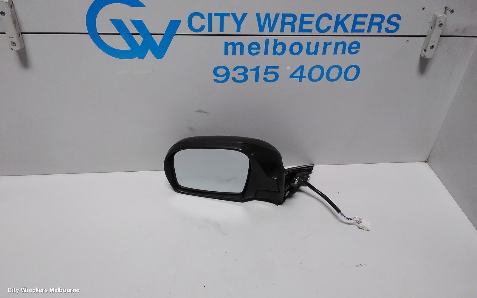 SUBARU LIBERTY LEFT DOOR MIRROR, 4TH GEN, 5 WIRE TYPE, 07/2006 - 08/2009