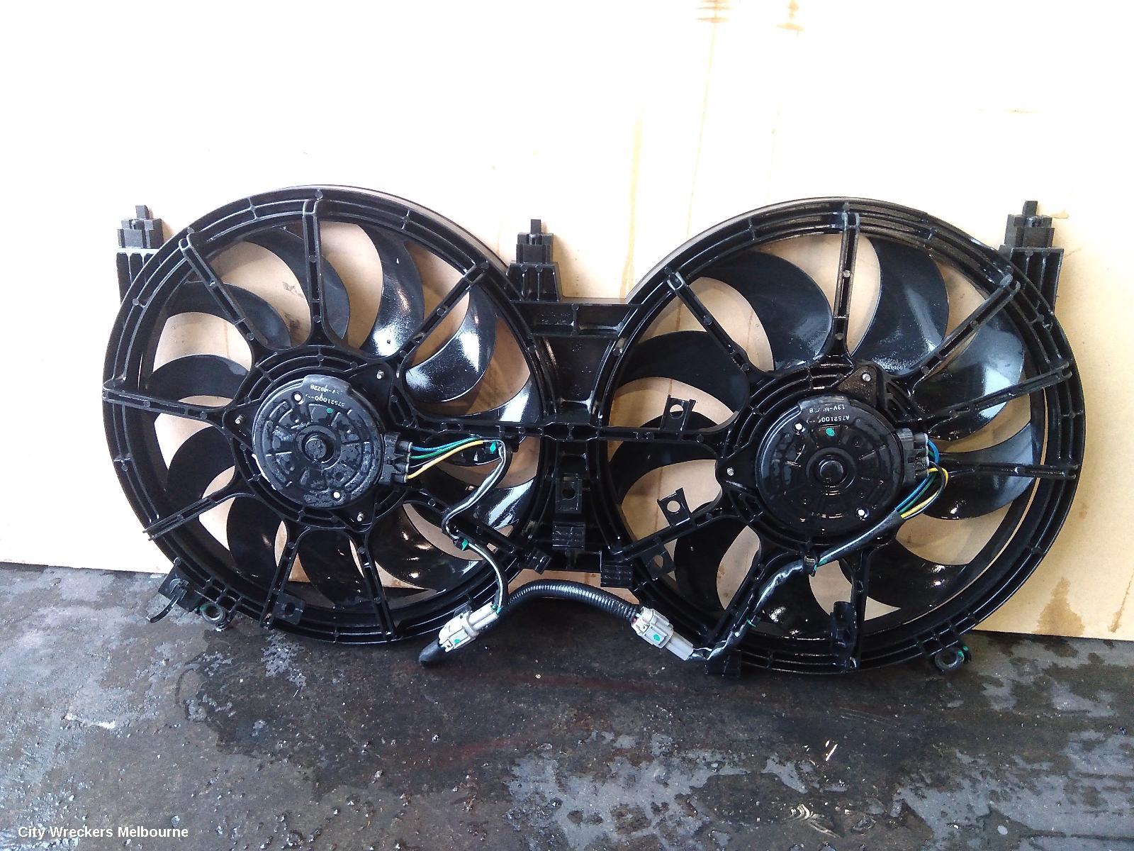 NISSAN MAXIMA FAN, DUAL FAN ASSY, J32, 06/2009 - 09/2014