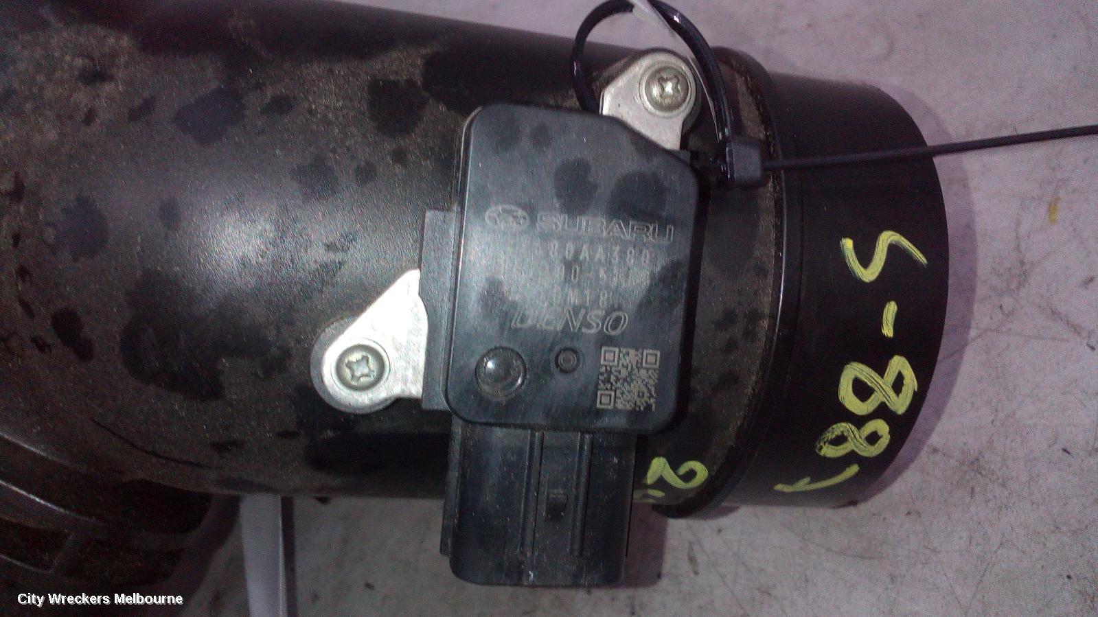 SUBARU OUTBACK AIR FLOW METER, 2.5, EJ25, PETROL, 5TH GEN, P/N 22680-AA380, 09/2009 - 12/2012