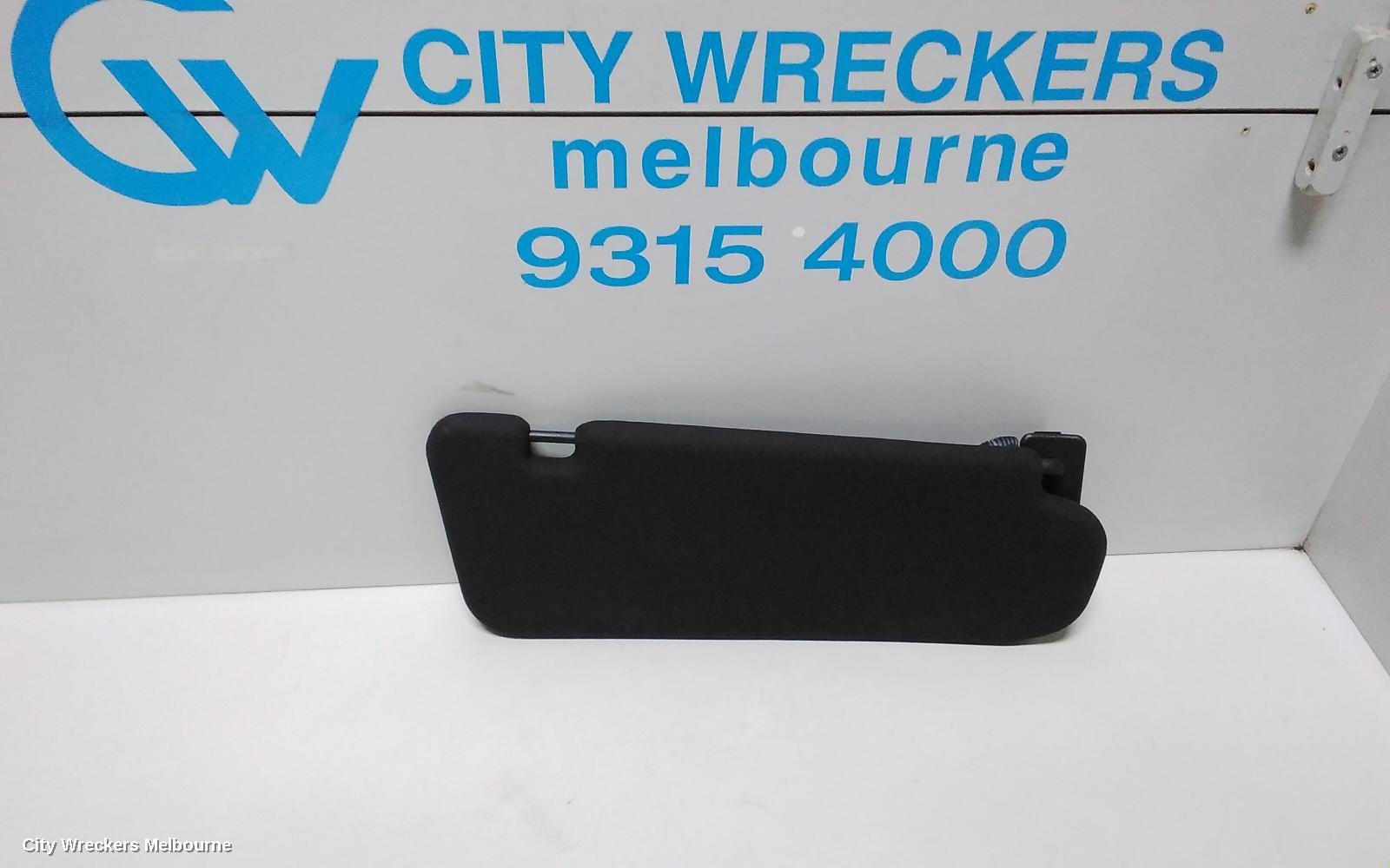 HOLDEN COMMODORE SUNVISOR, VE, LH SIDE, DARK GREY, 08/2006 - 04/2013