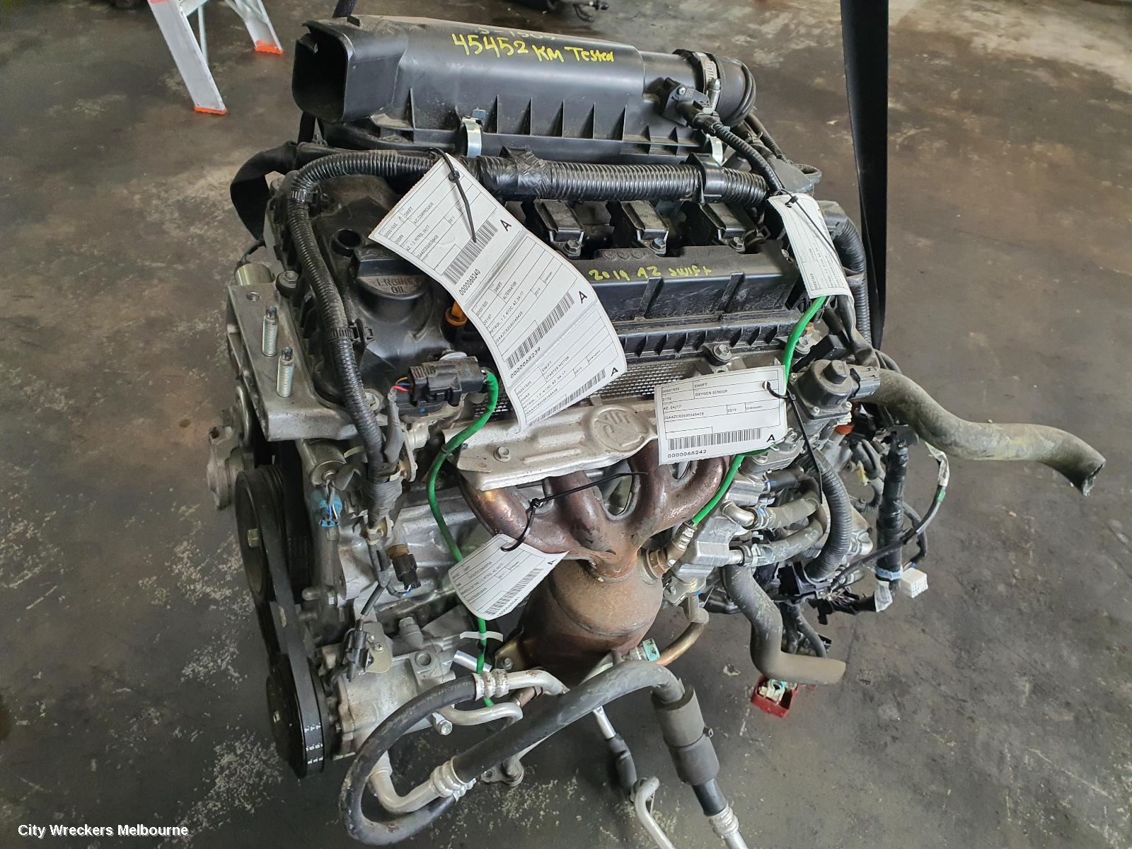 SUZUKI SWIFT ENGINE, PETROL, 1.2, K12C, AZ, 04/2017 ONWARDS