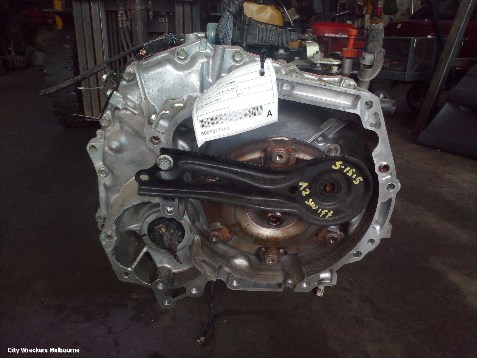 SUZUKI SWIFT TRANS/GEARBOX, AUTO, PETROL, 1.2, K12C, AZ, 04/2017 ONWARDS