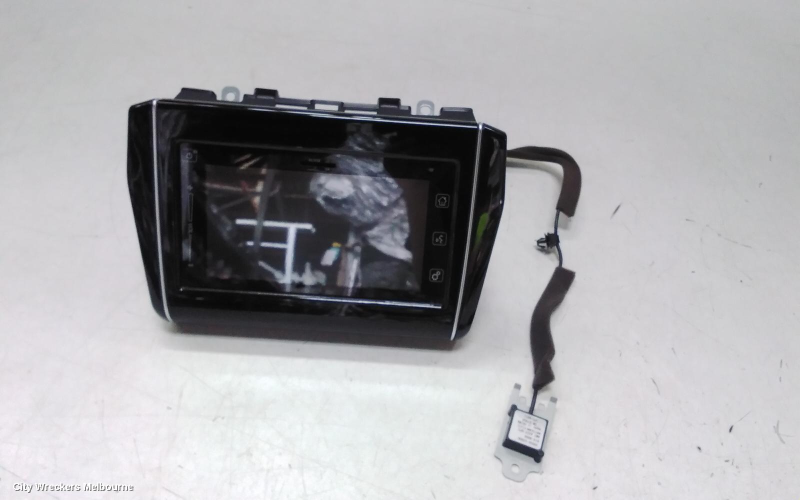 SUZUKI SWIFT RADIO/CD/DVD/SAT/TV, HEAD UNIT, W/ DISPLAY UNIT, 7IN TOUCHSCREEN, NON BLUETOOTH TYPE, AZ, 04/2017 ONWARDS