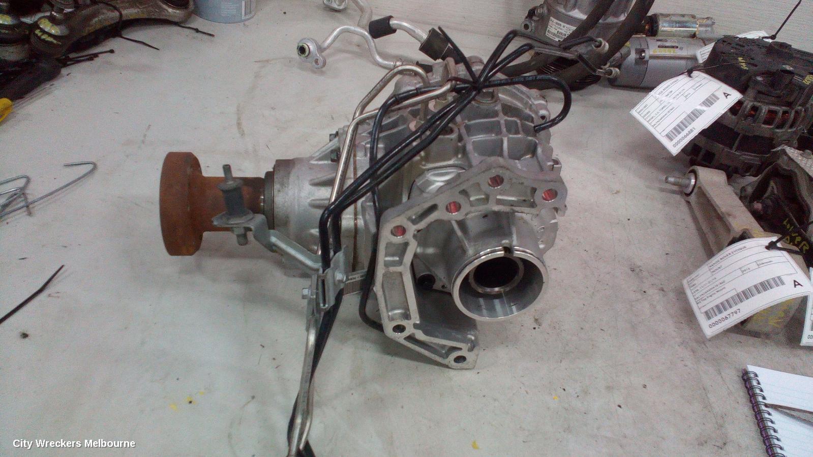 LAND ROVER RANGEROVER EVOQUE TRANSFER CASE, AUTO, DIESEL, 2.0, EFFICIENT DRIVELINE, L538, 09/2015 - 01/2019