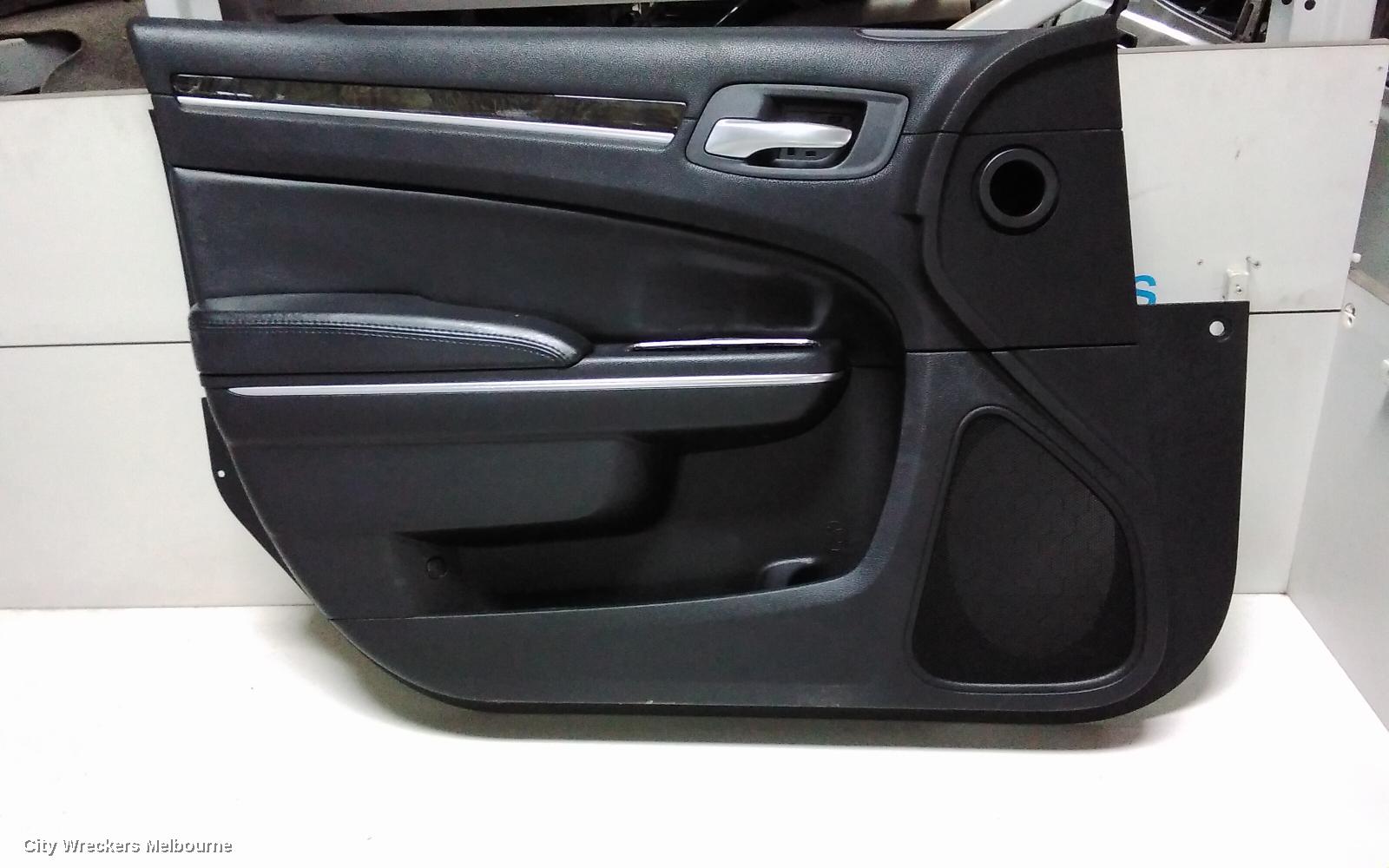 CHRYSLER 300C DOOR TRIM, LH FRONT, LX, LEATHER, BLACK, 07/2012 ONWARDS