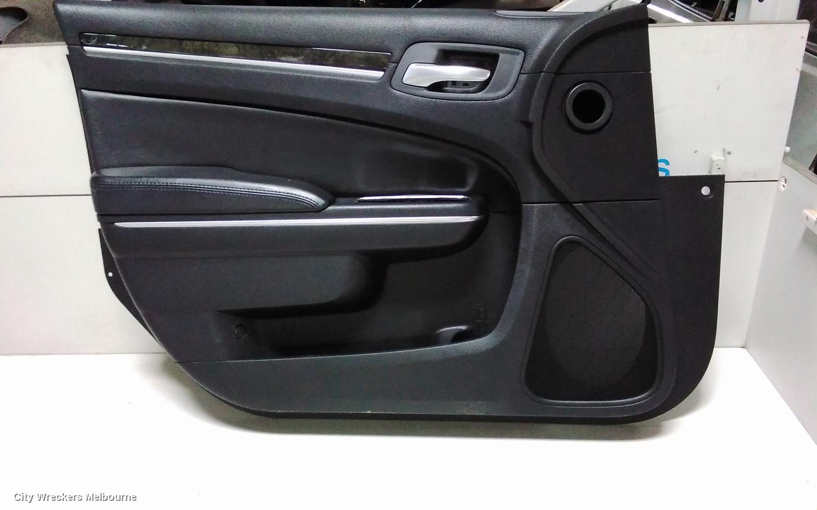 CHRYSLER 300C DOOR TRIM, LH FRONT, LX, LEATHER, BLACK, 07/2012 ONWARDS
