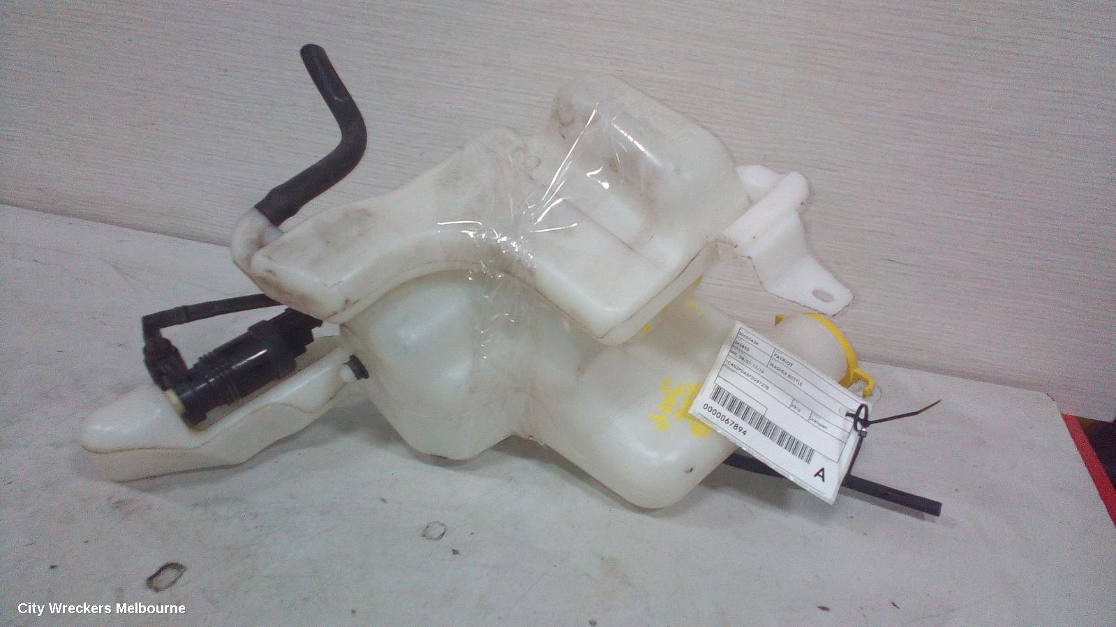 JEEP PATRIOT WASHER BOTTLE, MK, 08/2007 - 12/2016