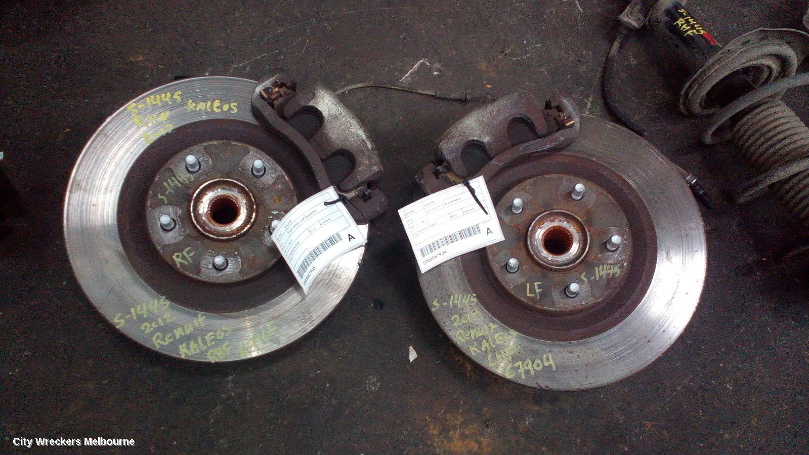 RENAULT KALEOS LEFT FRONT HUB ASSEMBLY, H45, 09/2008 - 04/2016