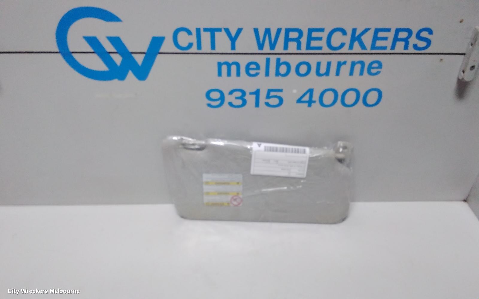 MAZDA 2 SUNVISOR, DE SERIES, LH SIDE, 09/2007 - 09/2014