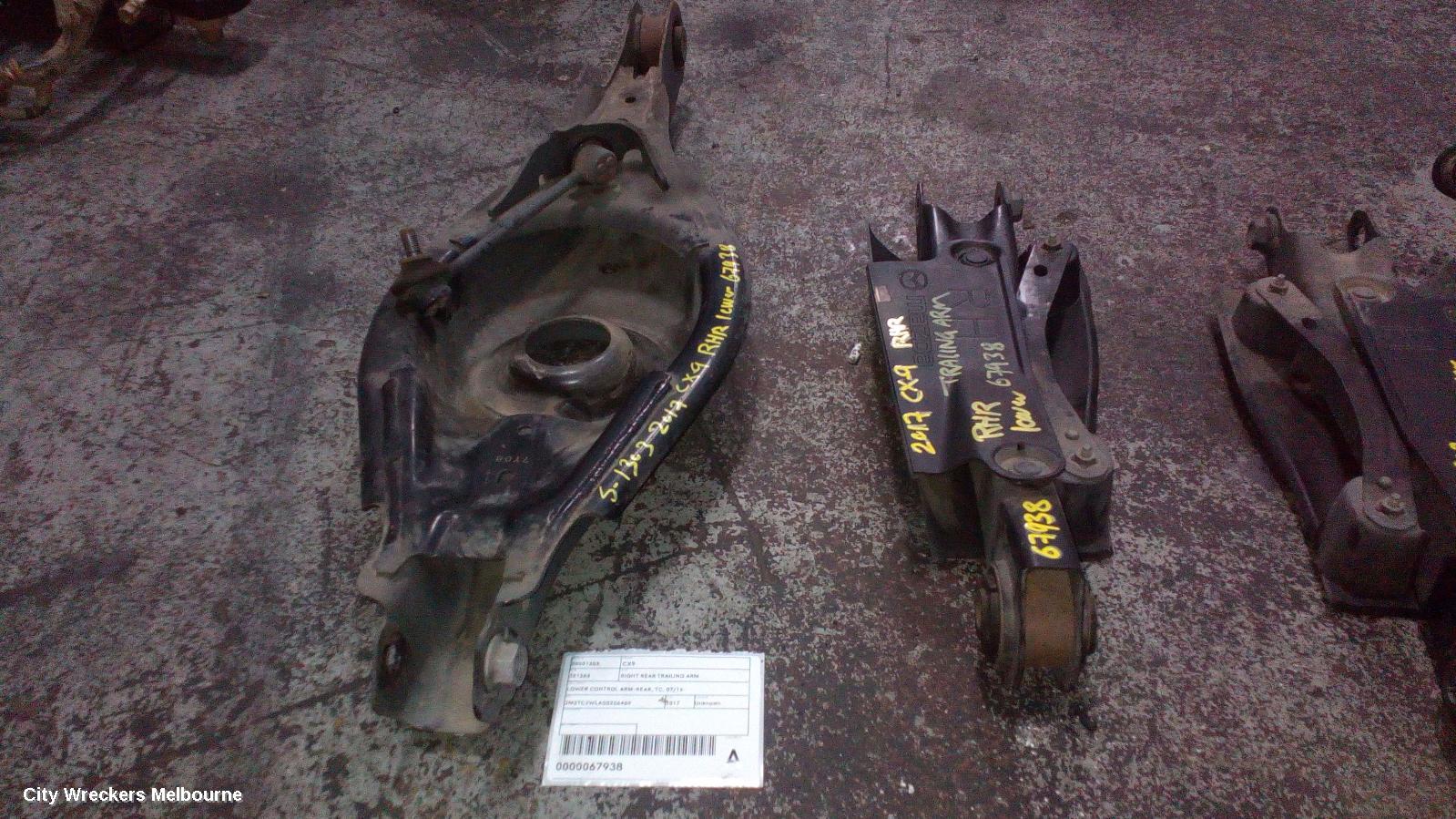 MAZDA CX9 RIGHT REAR TRAILING ARM, LOWER CONTROL ARM-REAR, TC, 07/2016 ONWARDS