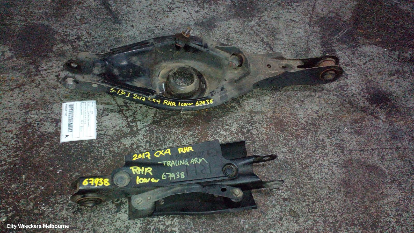 MAZDA CX9 RIGHT REAR TRAILING ARM, LOWER CONTROL ARM-REAR, TC, 07/2016 ONWARDS