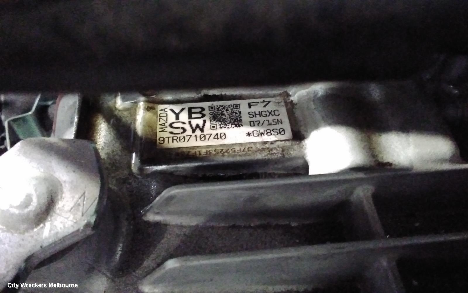 MAZDA CX5 TRANS/GEARBOX, AUTO, AWD, DIESEL, 2.2, SH-VPTR, BI-TURBO, W/ TRANSFER CASE, KF, 05/2018 ONWARDS
